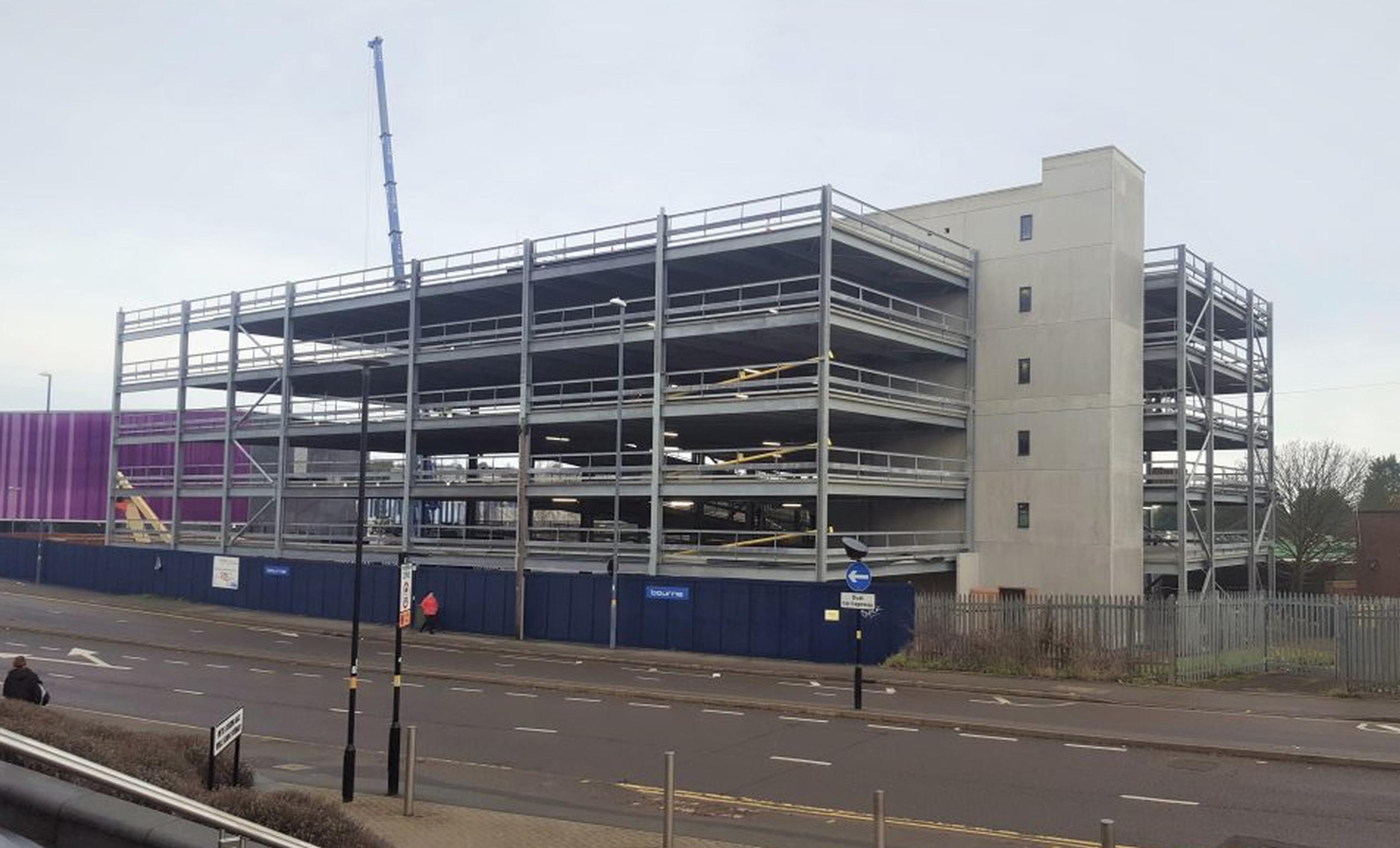 Construction work is continuing on the Longbridge P&R car park but, once complete, it could be mothballed