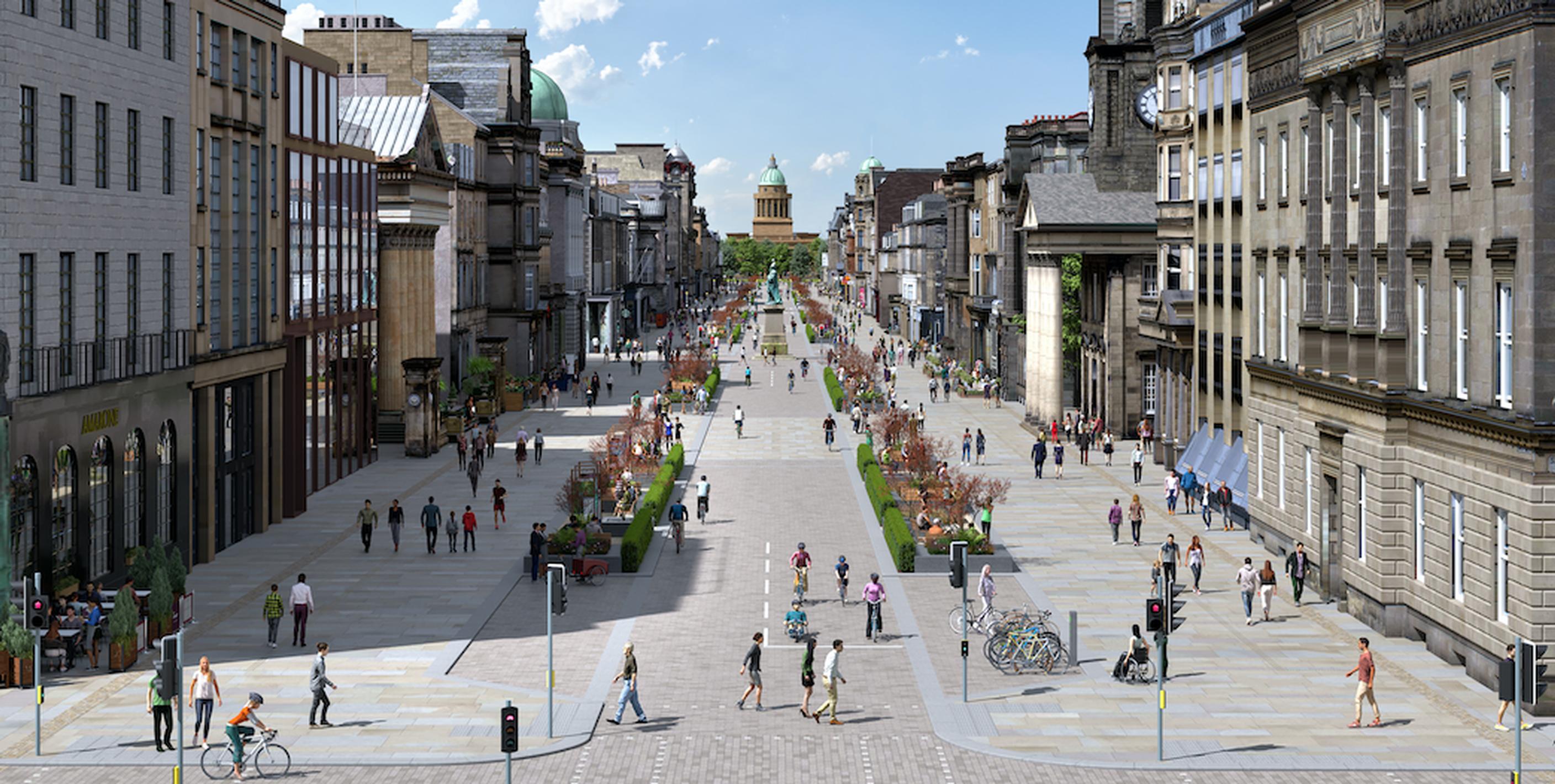 The final proposed concept designs for the transformation of George Street