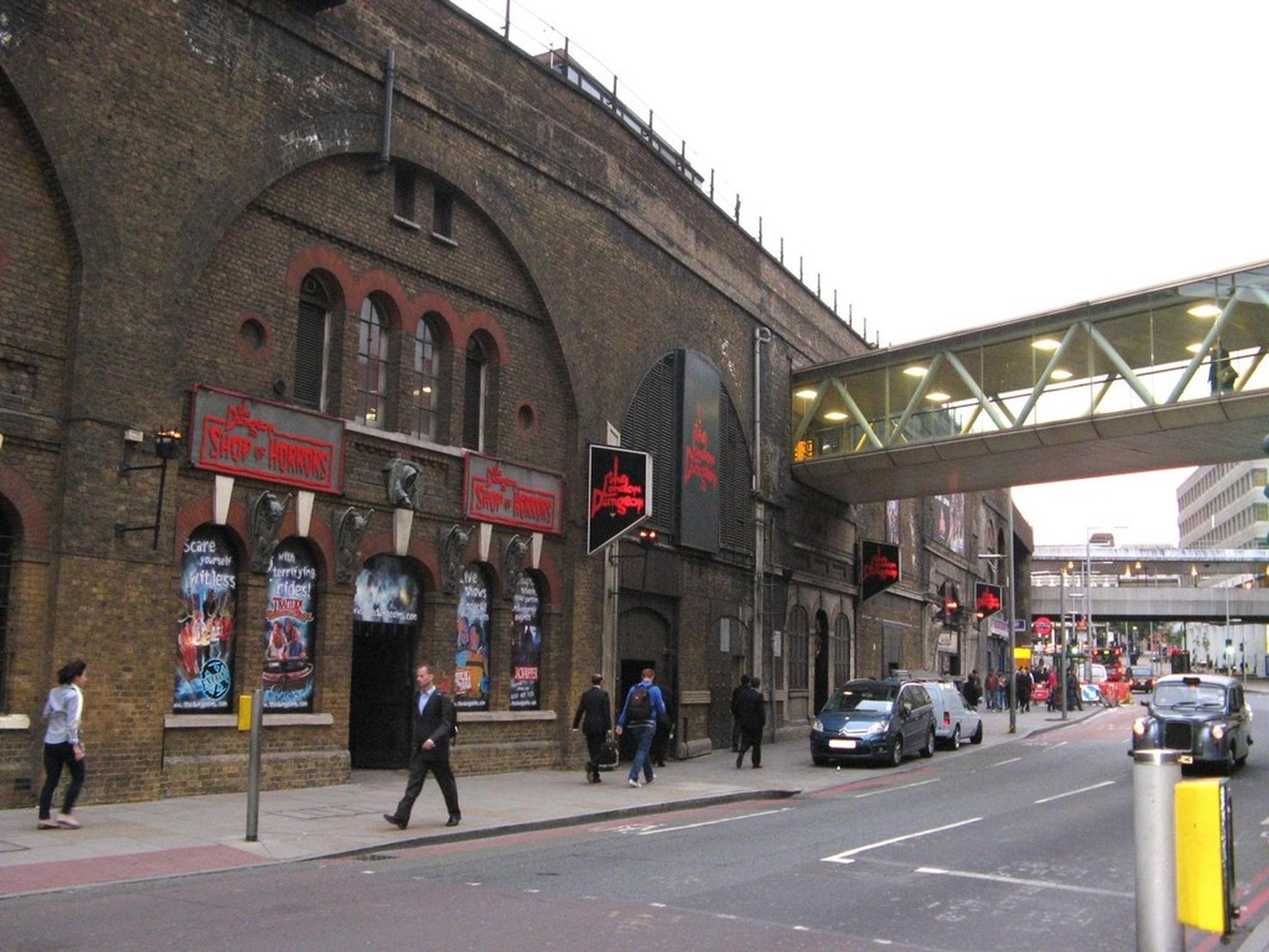 Tooley Street, outside London Bridge railway station