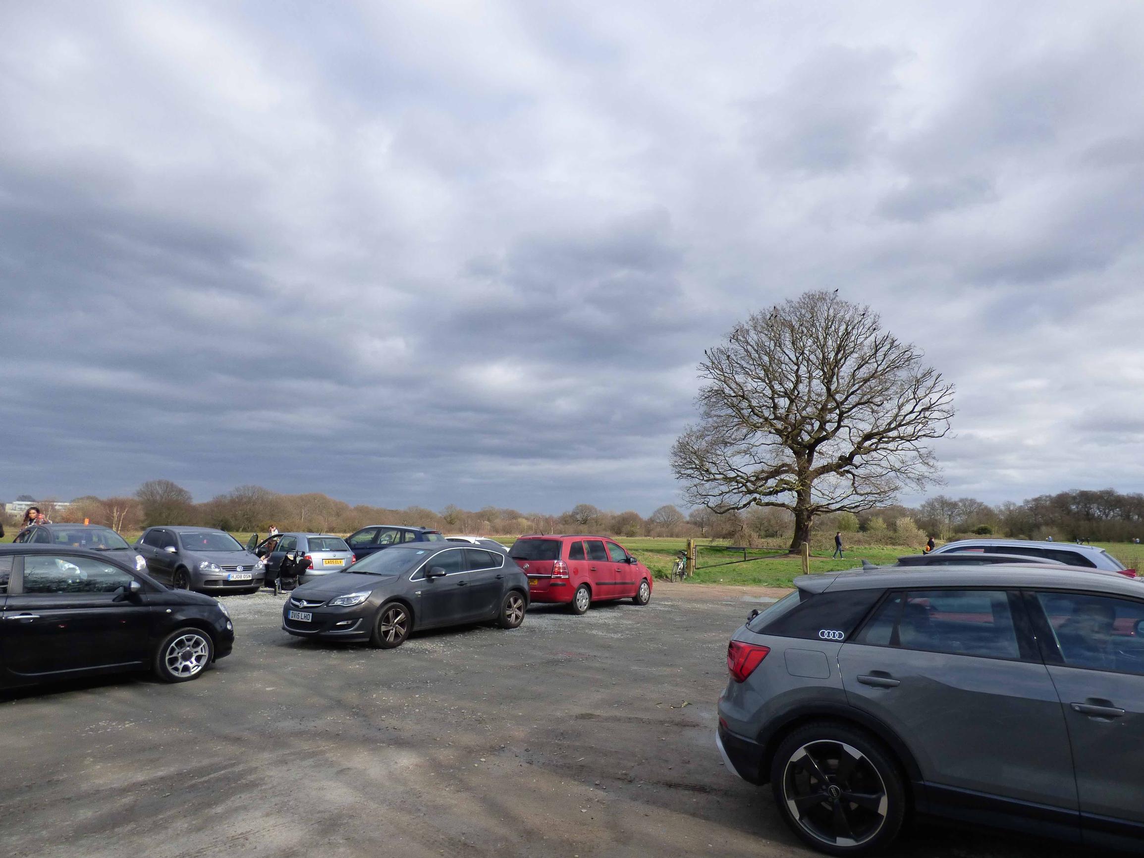 Leyton Flats car park, one of 14 in Epping Forest, where charges will start on 1 April