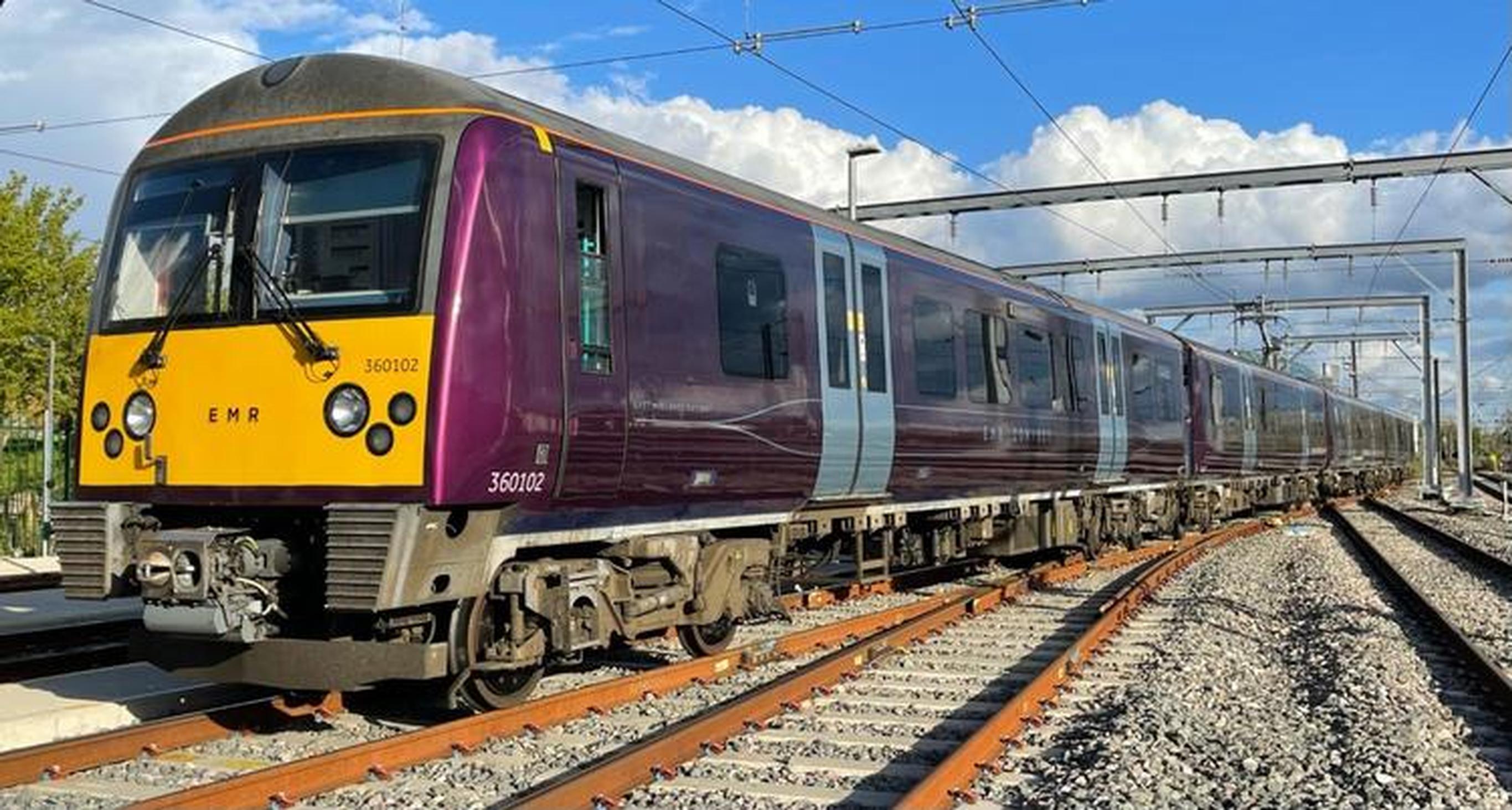East Midland`s Railway`s (EMR) first electric service has launched helping to reduce carbon emissions by 77% on its route between Corby and London St Pancras