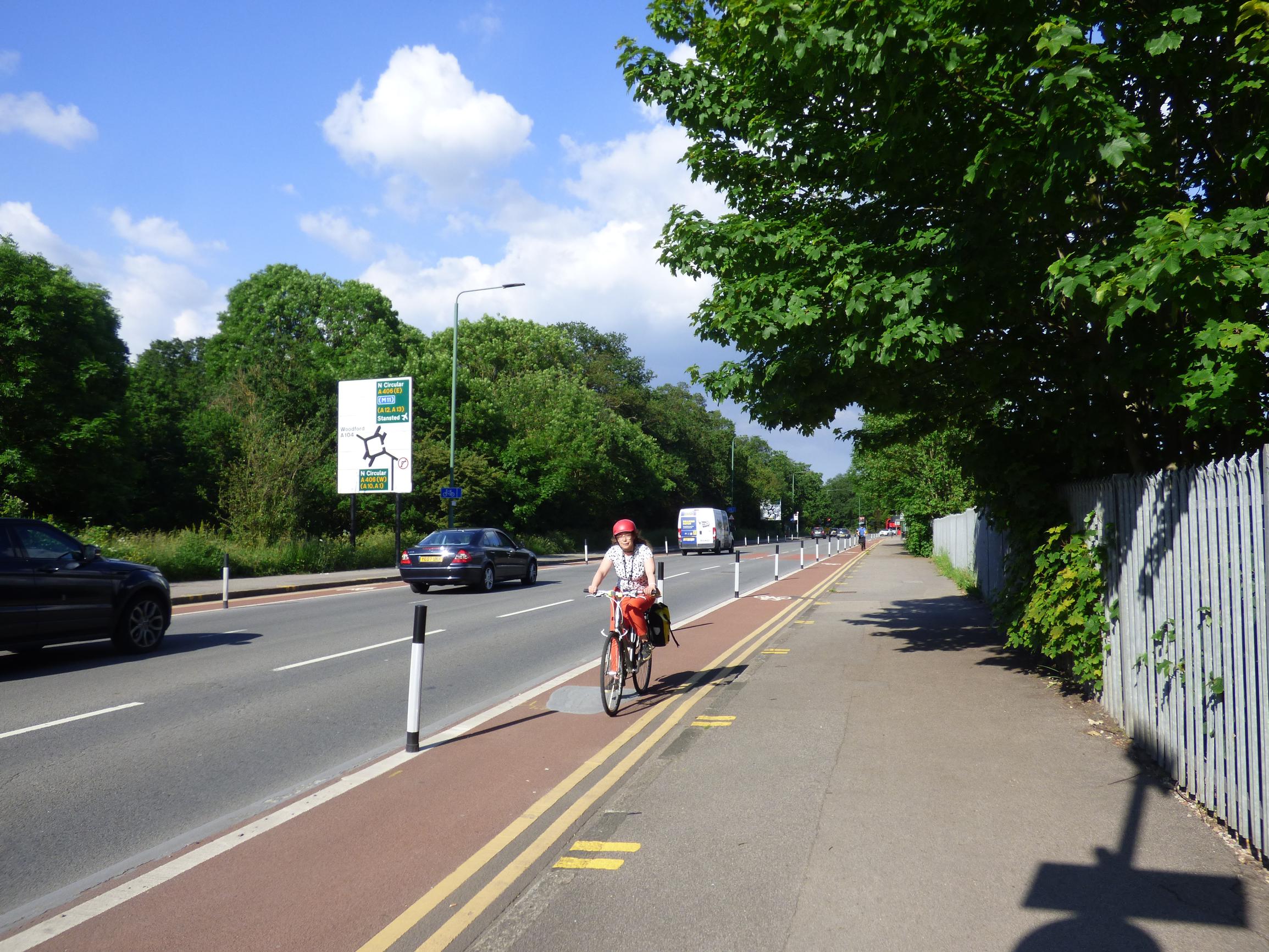 The humble wand has been effectively deployed to create safe space for people using bikes