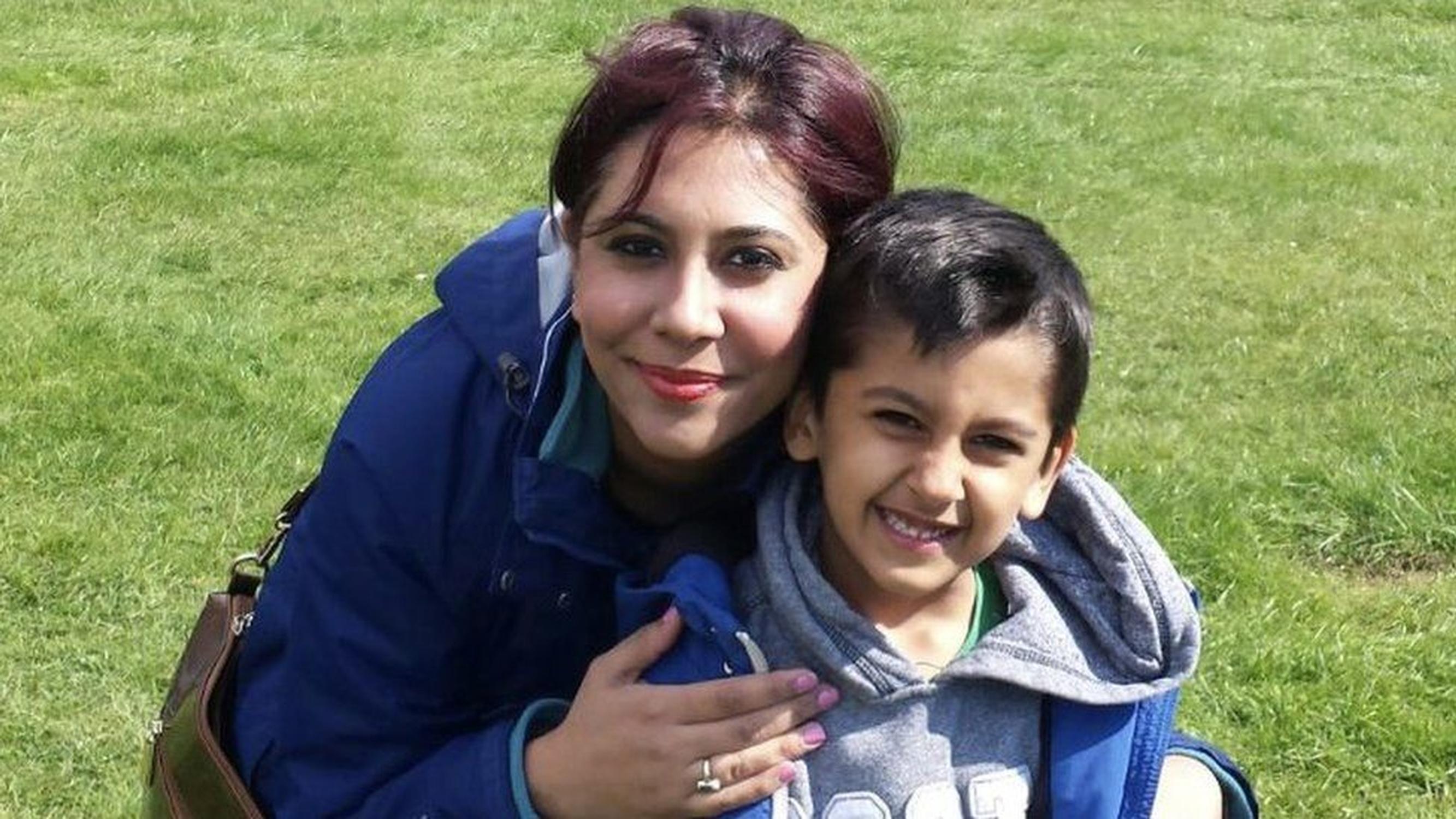 Meera Naran with her son Dev