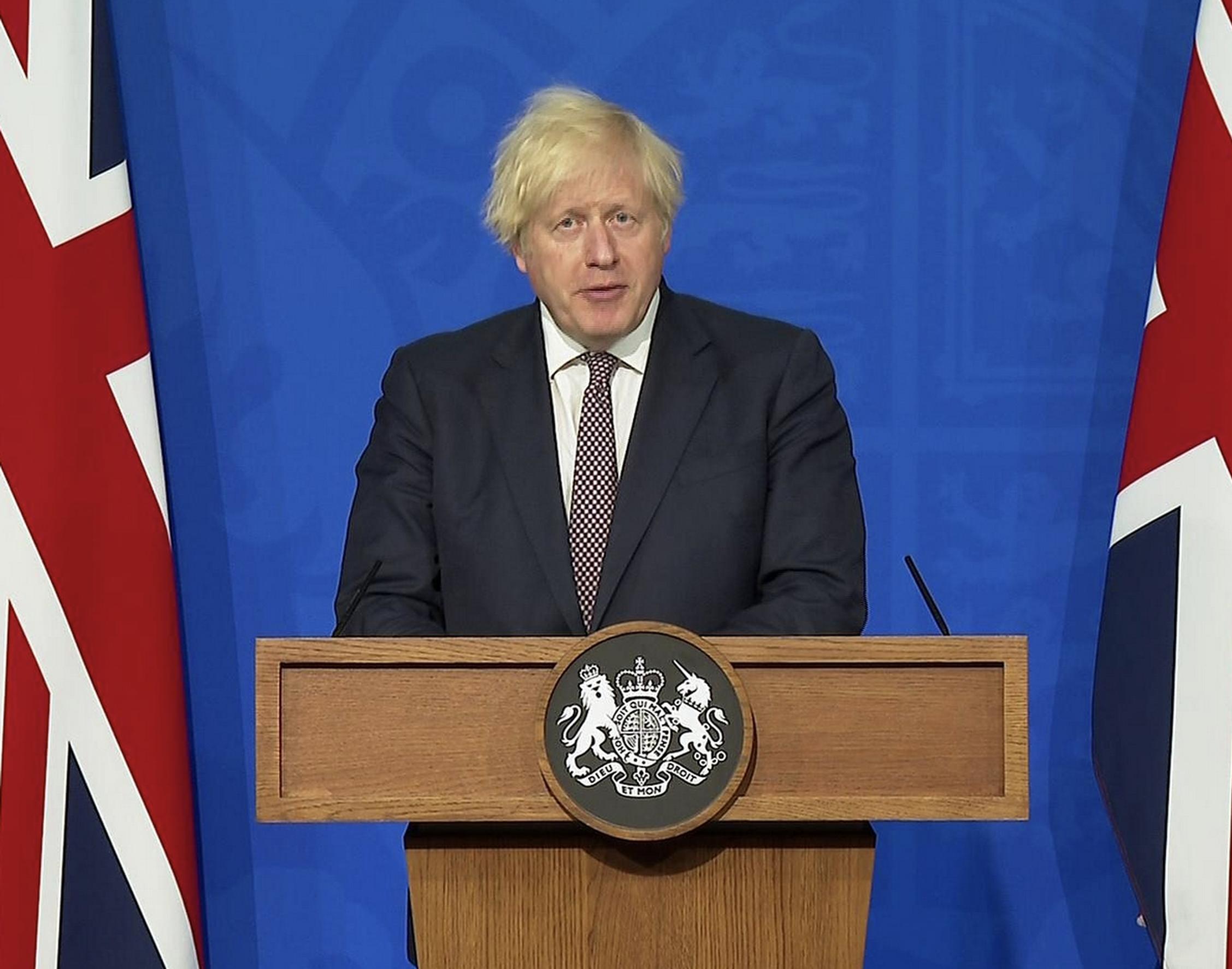 PM Boris Johnson addresses the nation on 5 July