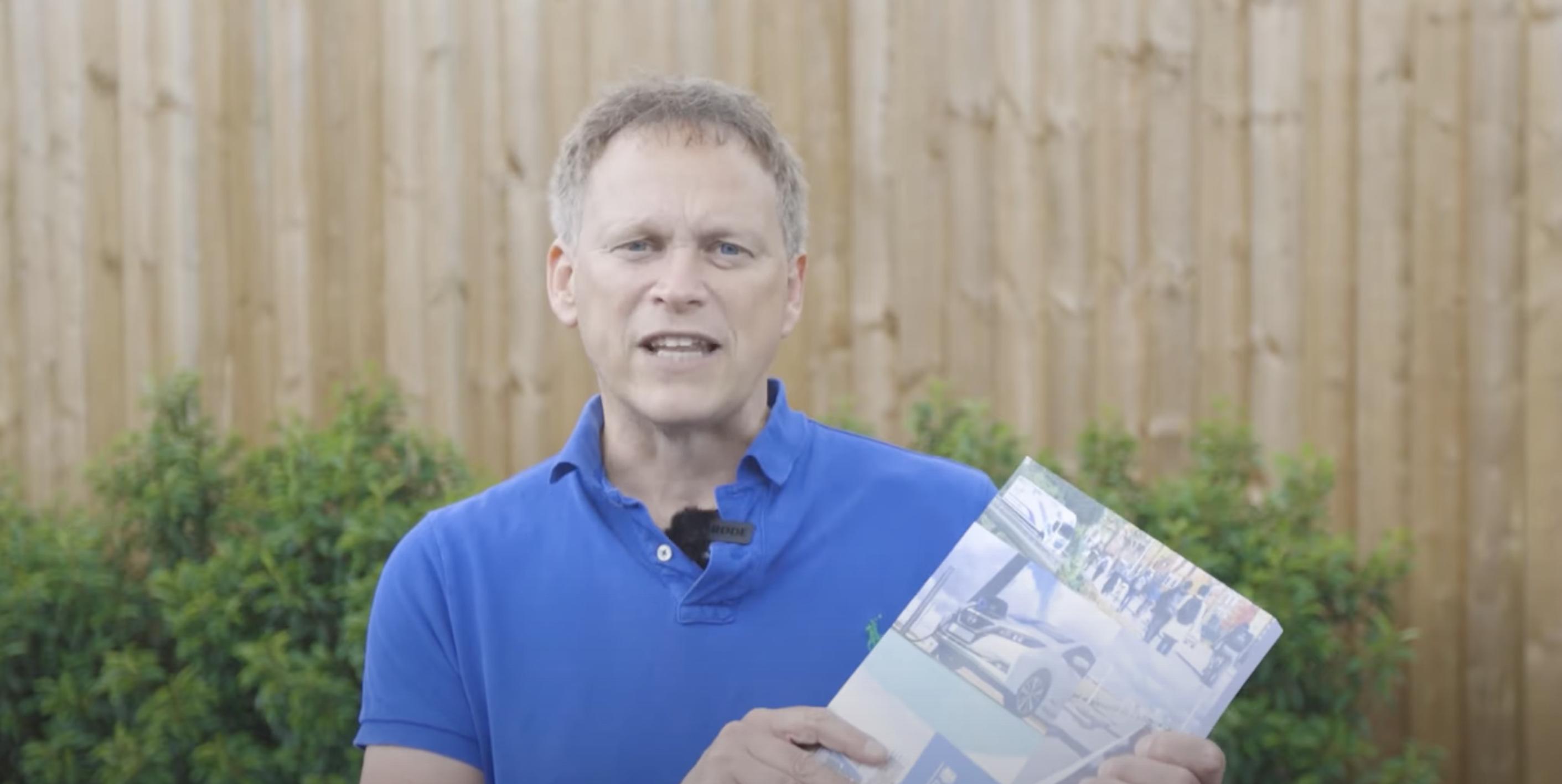 Transport secretary Grant Shapps unveiled Decarbonsing Transport in a DfT video