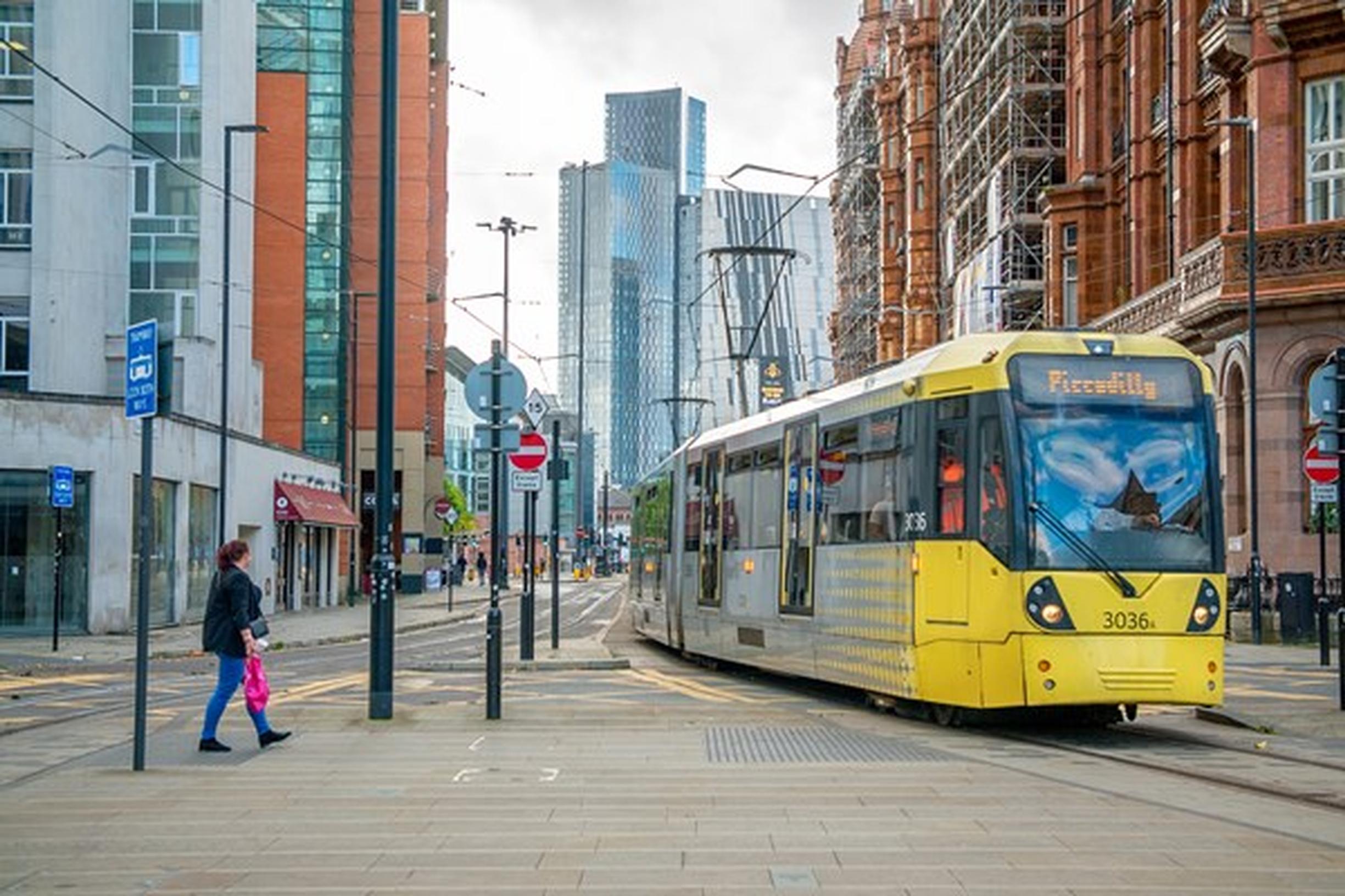 The mask mandate covers Manchester Metrolink services