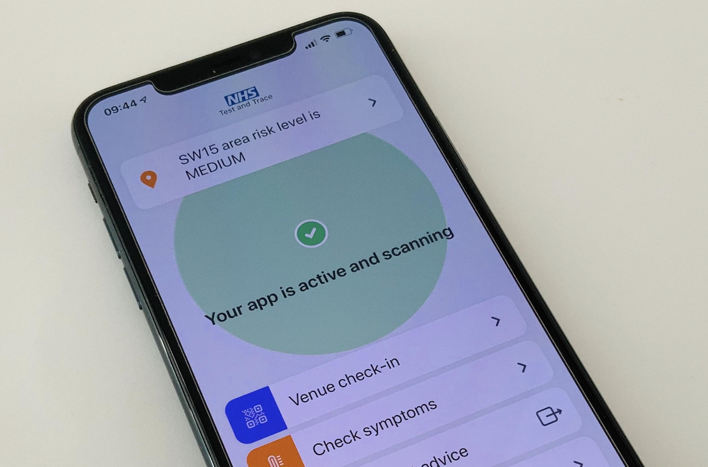 The NHS Test and Trace app sent 607,486 alerts  to users in England and Wales between 8 and 15 July, with a further 11,417 in Wales (John Cameron/Unsplash)