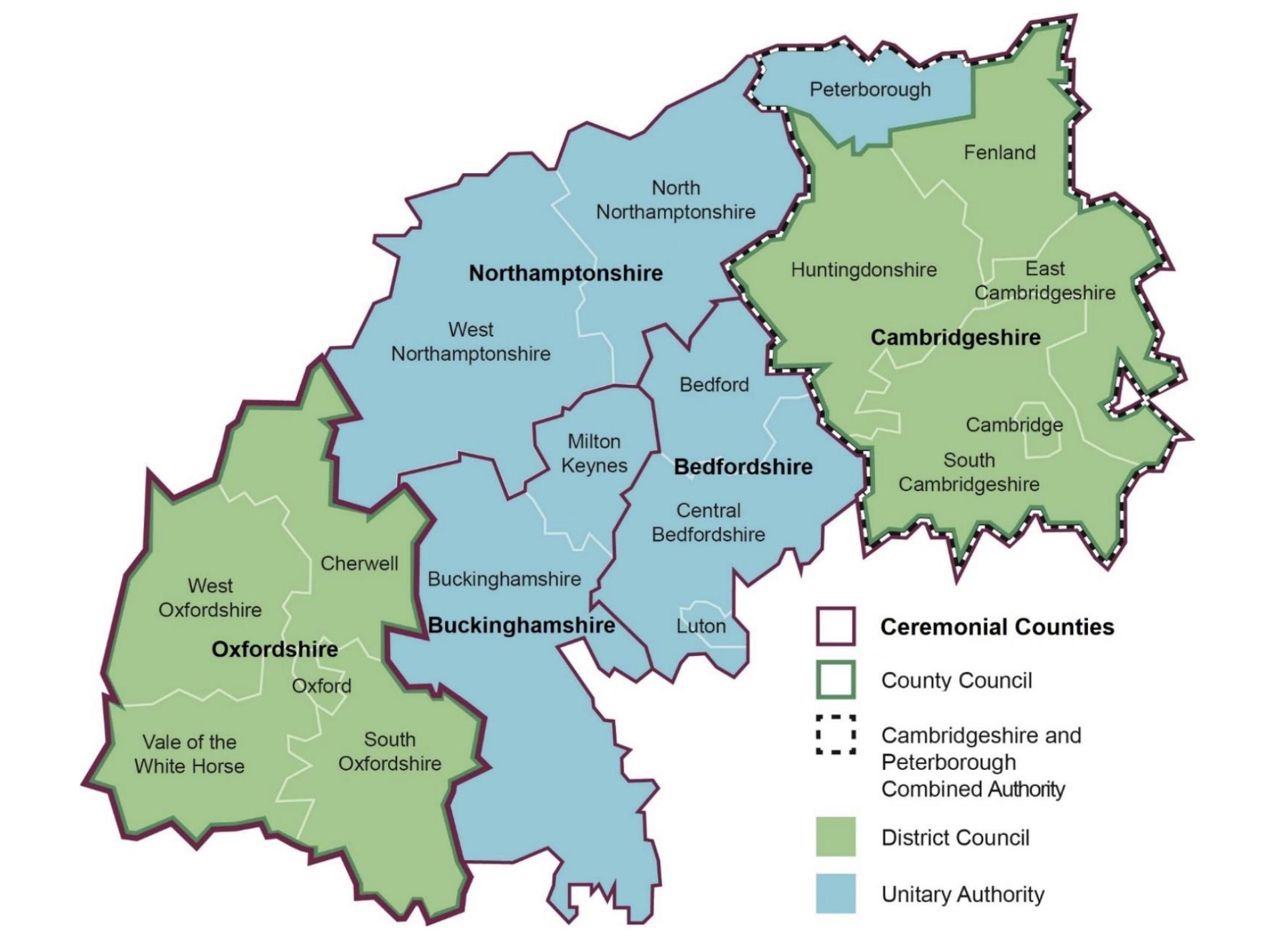 The Oxford-Cambridge Arc