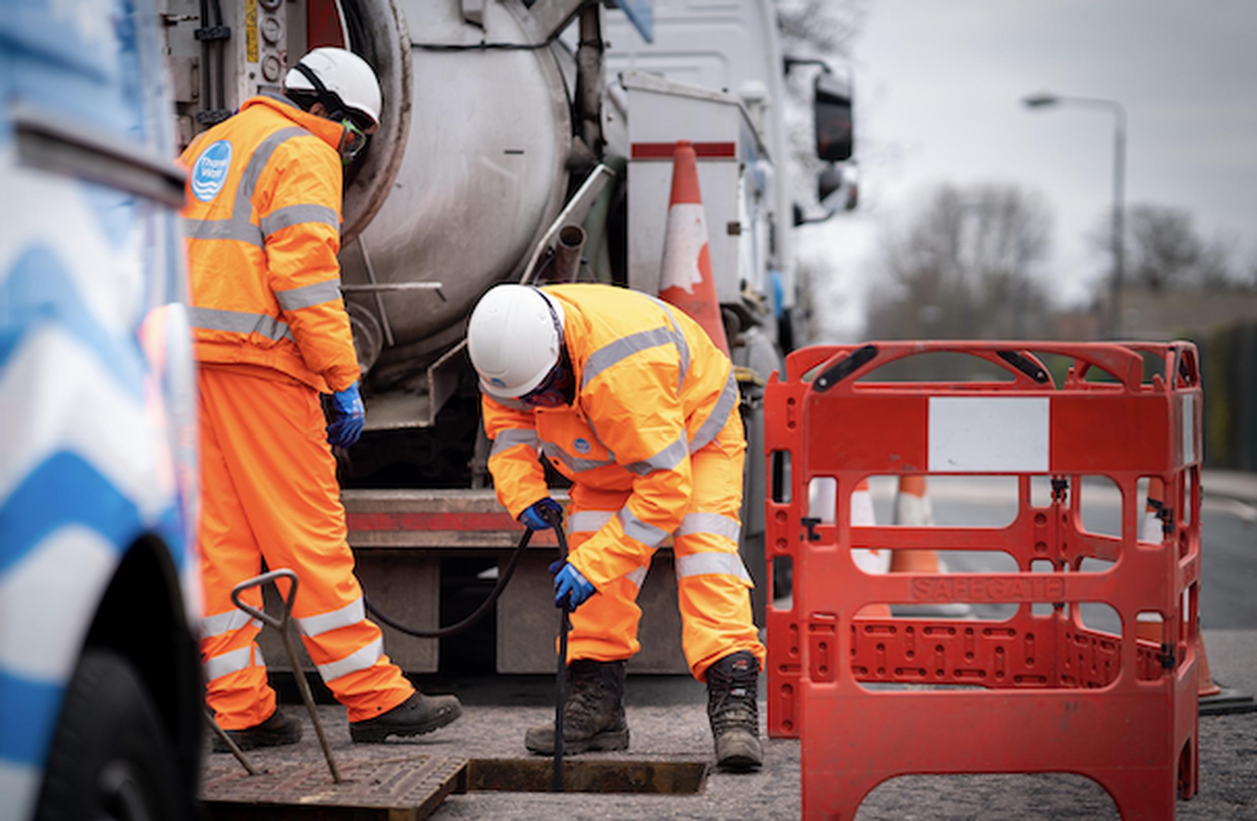 Thames Water at work