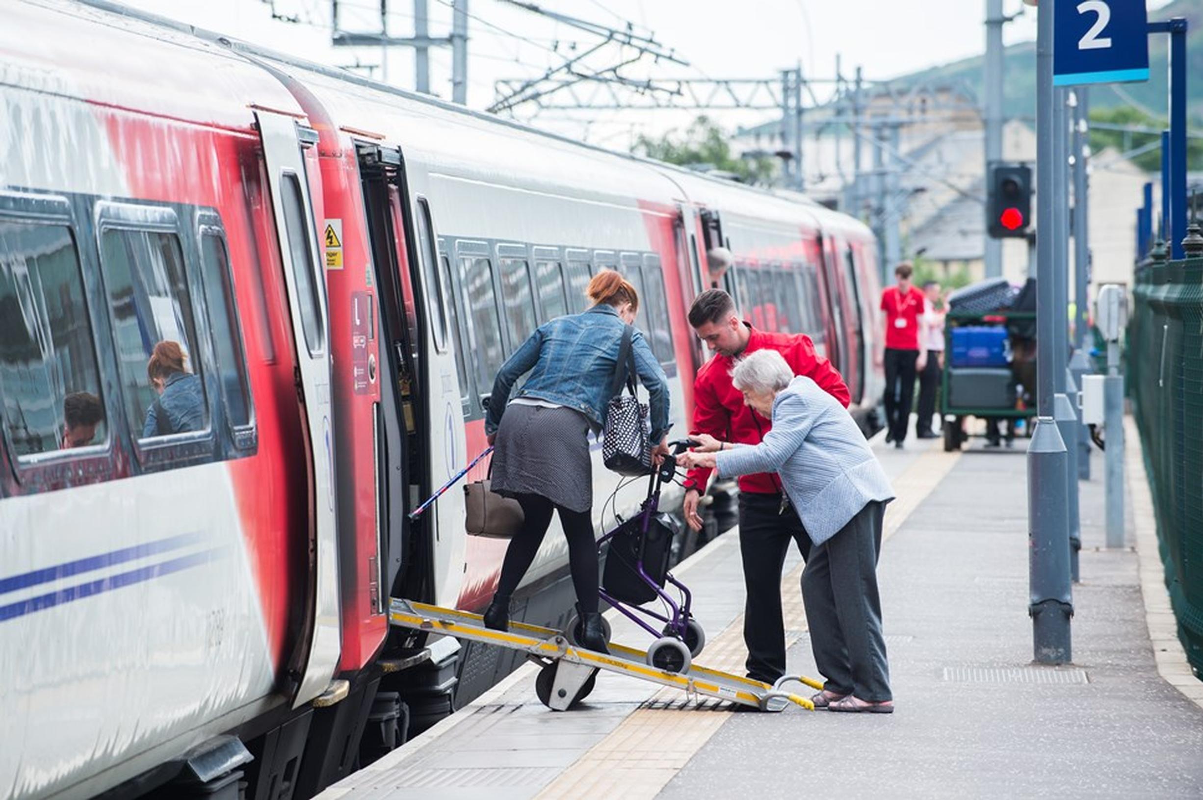 The Passenger Assist app connects customers who need help with rail staff