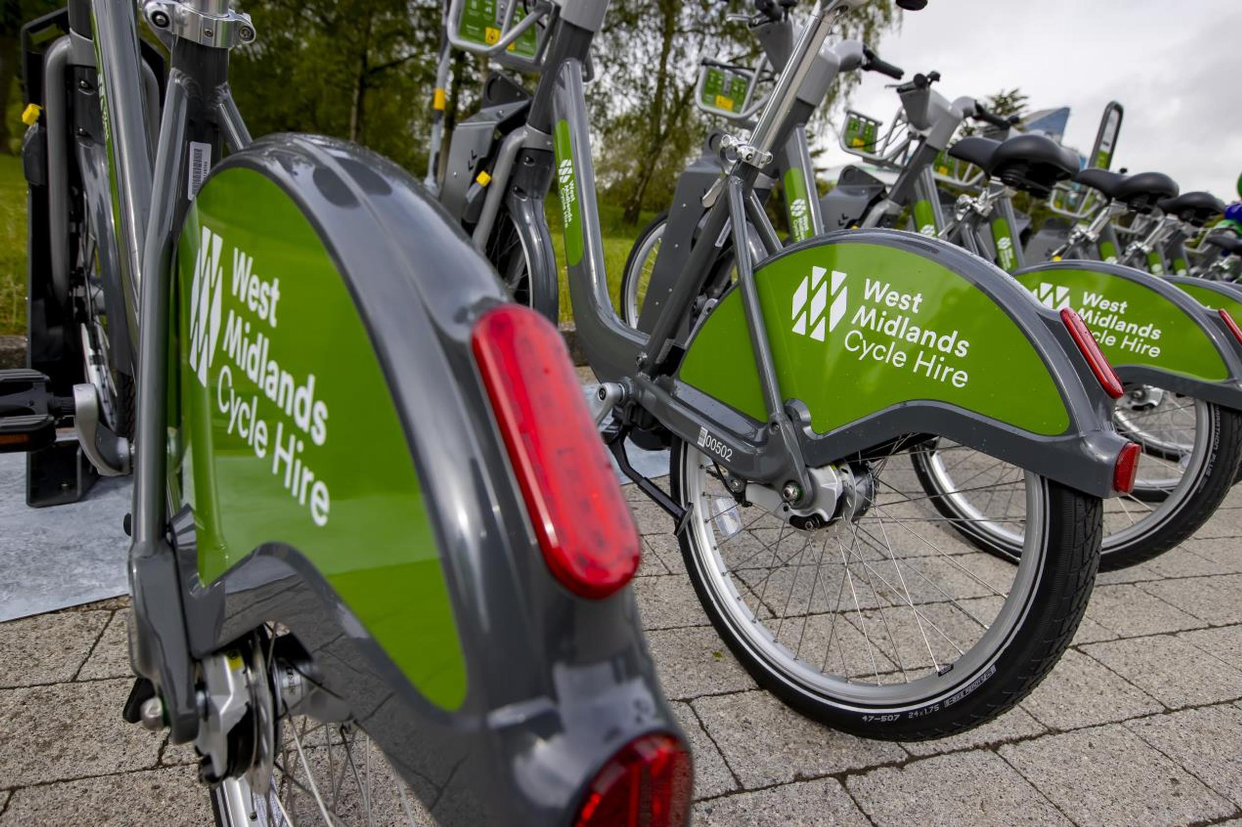 The West Midlands cycle hire scheme is to include e-bikes