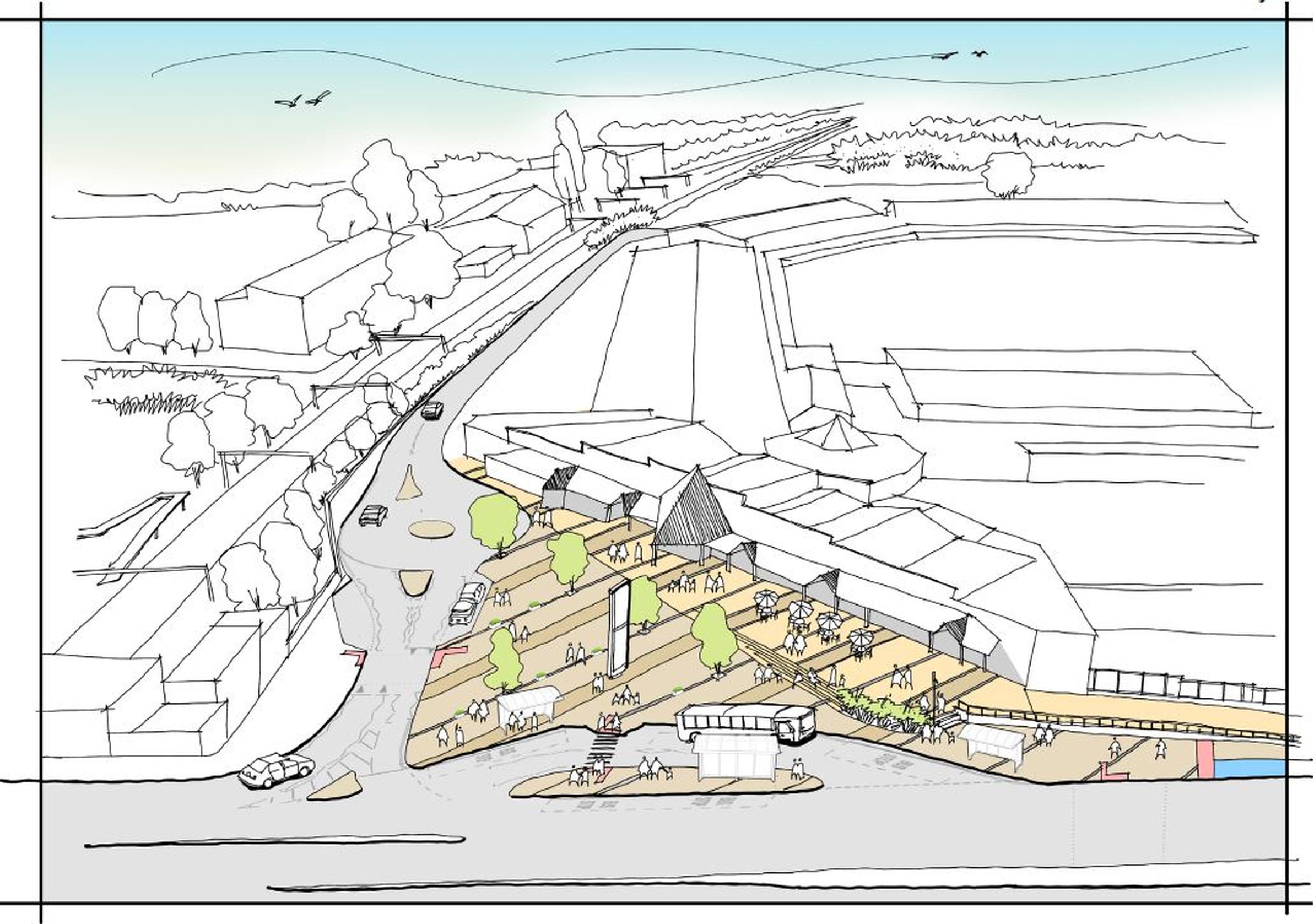 Design for the Perry Barr bus interchange