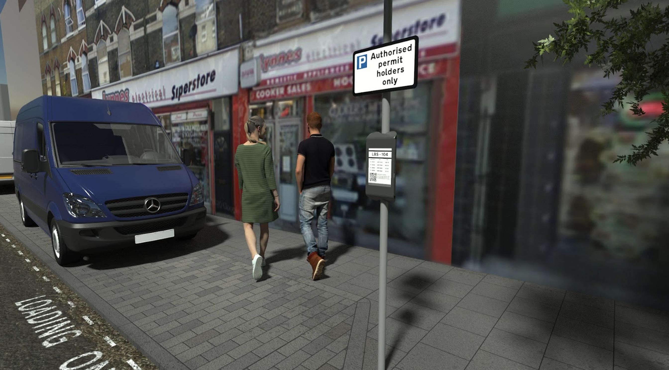 The Kerb system enables restricted kerbside loading bays to become pre-bookable through a digital platform allowing the city to flex its use of restricted kerbspace