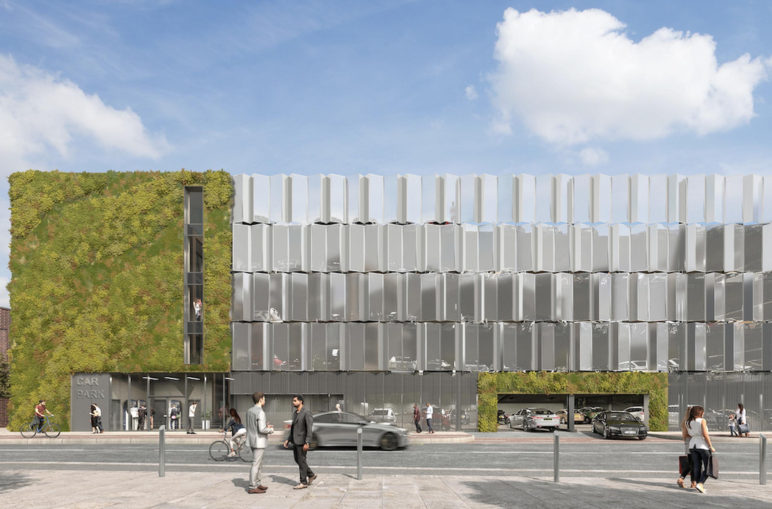 The planned car park at Stockport Exchange