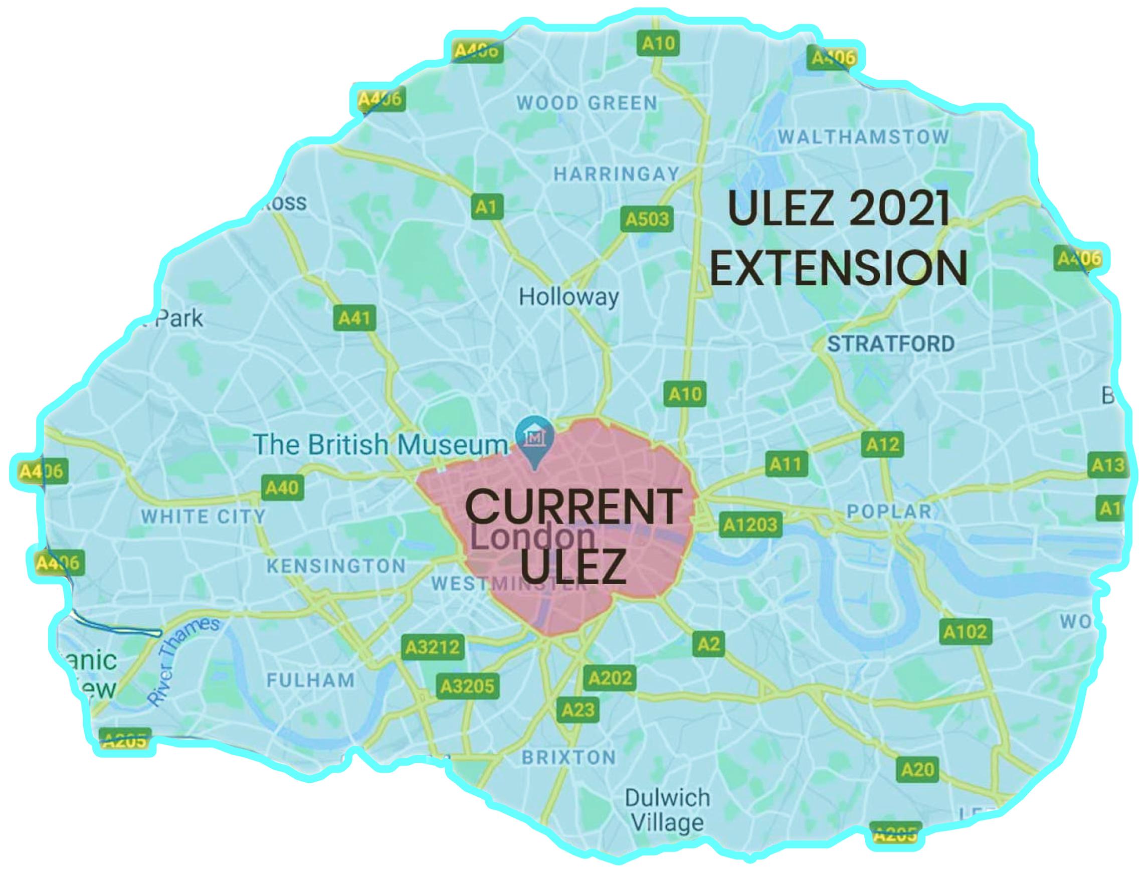 The expanded ULEZ scheme