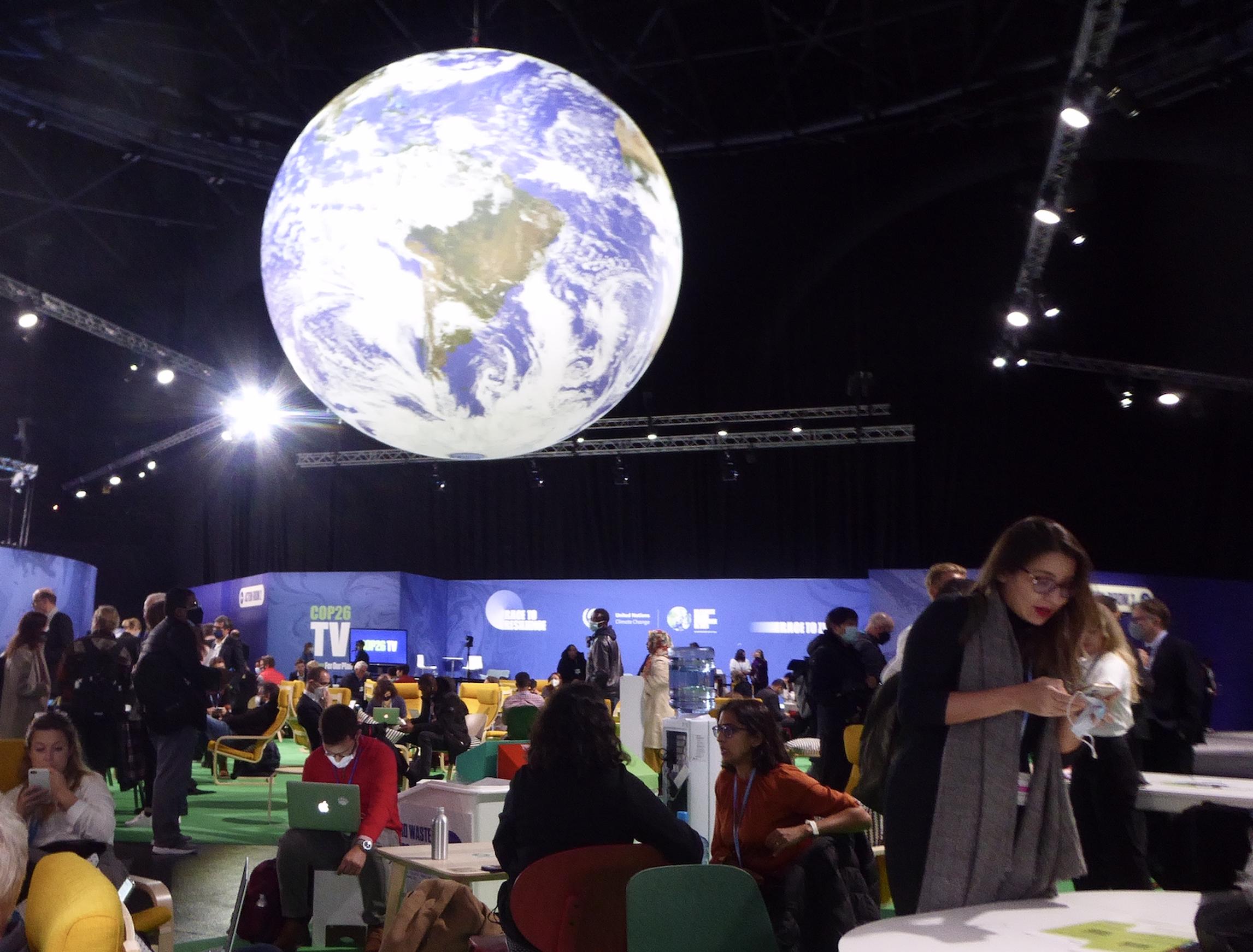 Delegates at COP26 in Glasgow