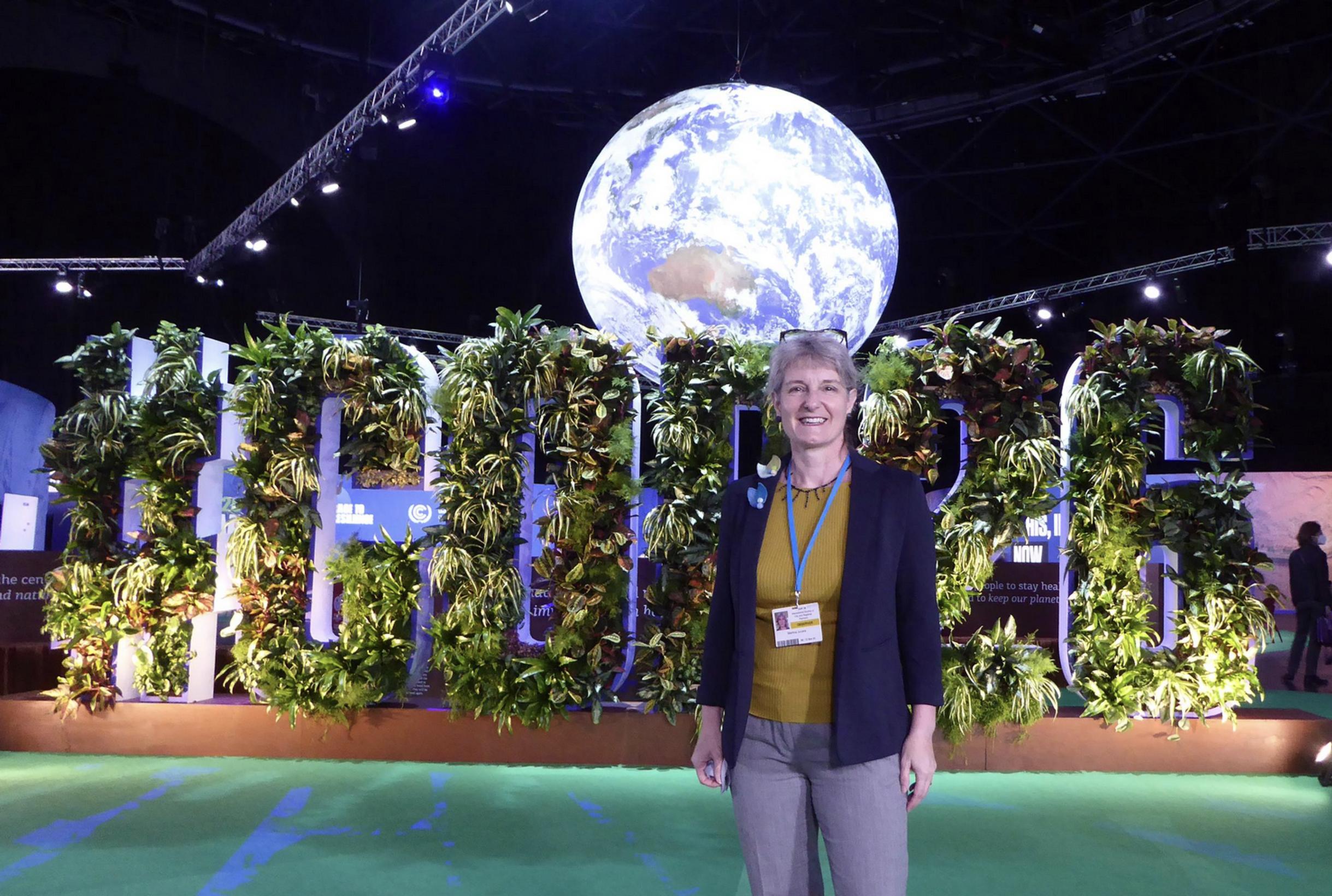 Martina Juvara, LTT`s special correspondent at COP26 in Glasgow