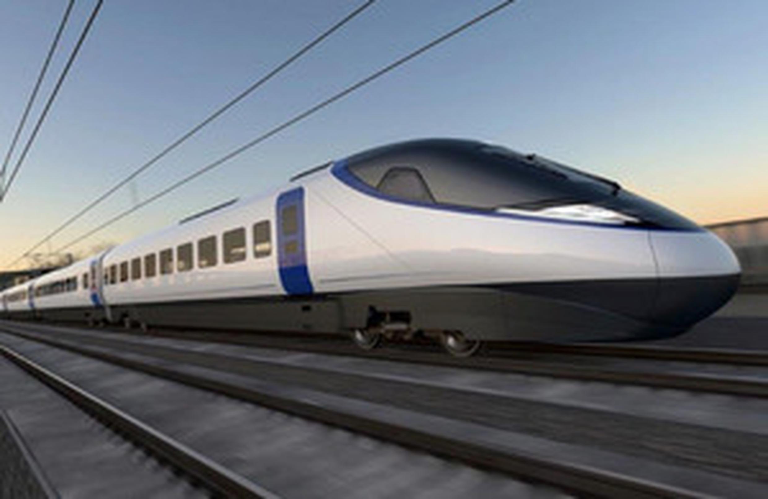 Artist`s impression of the HS2 rolling stock