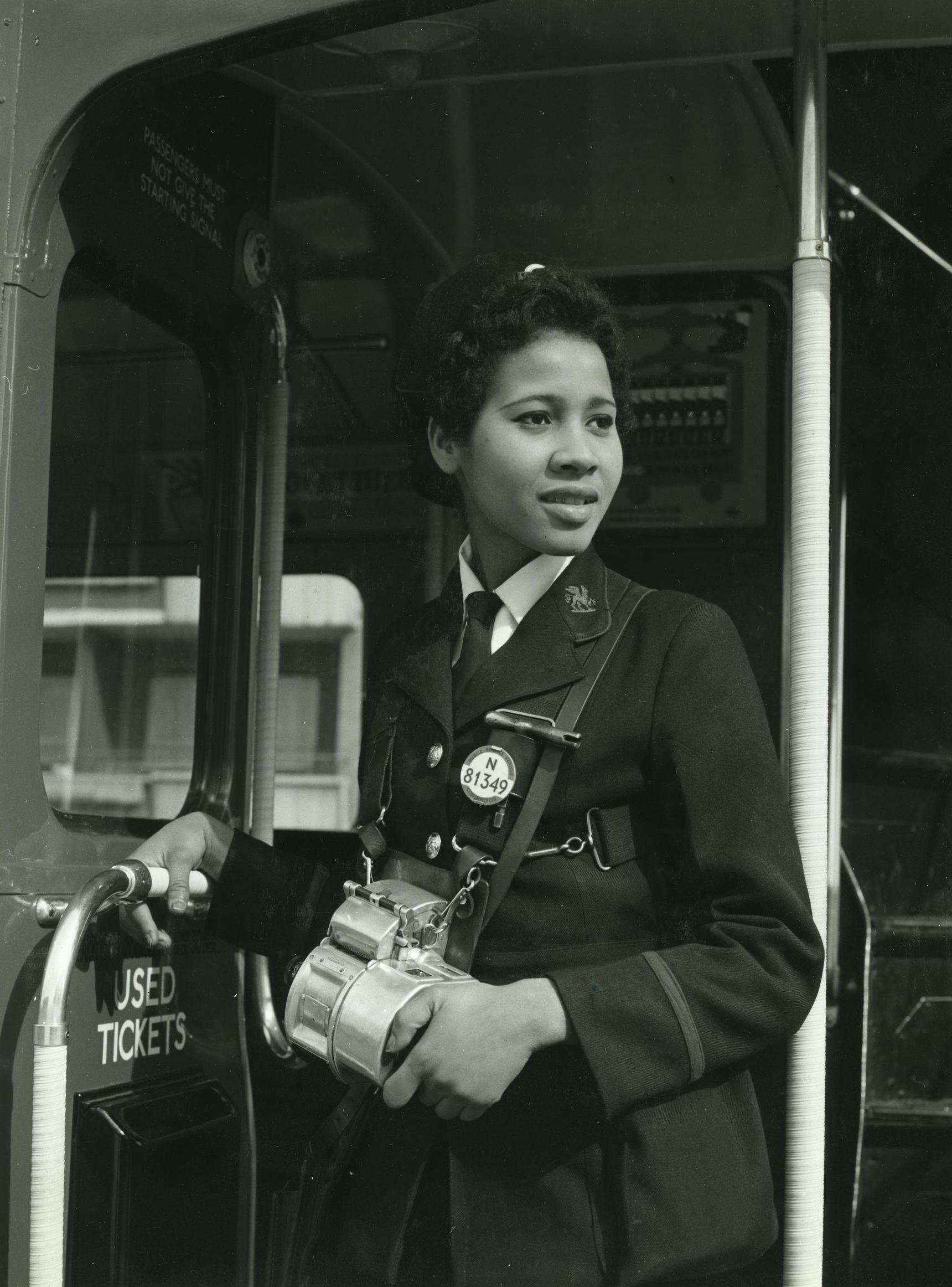 Bus conductor Agatha Claudette Hart