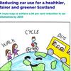 Road map sets route to achieving 20% cut in Scottish car use by 2030