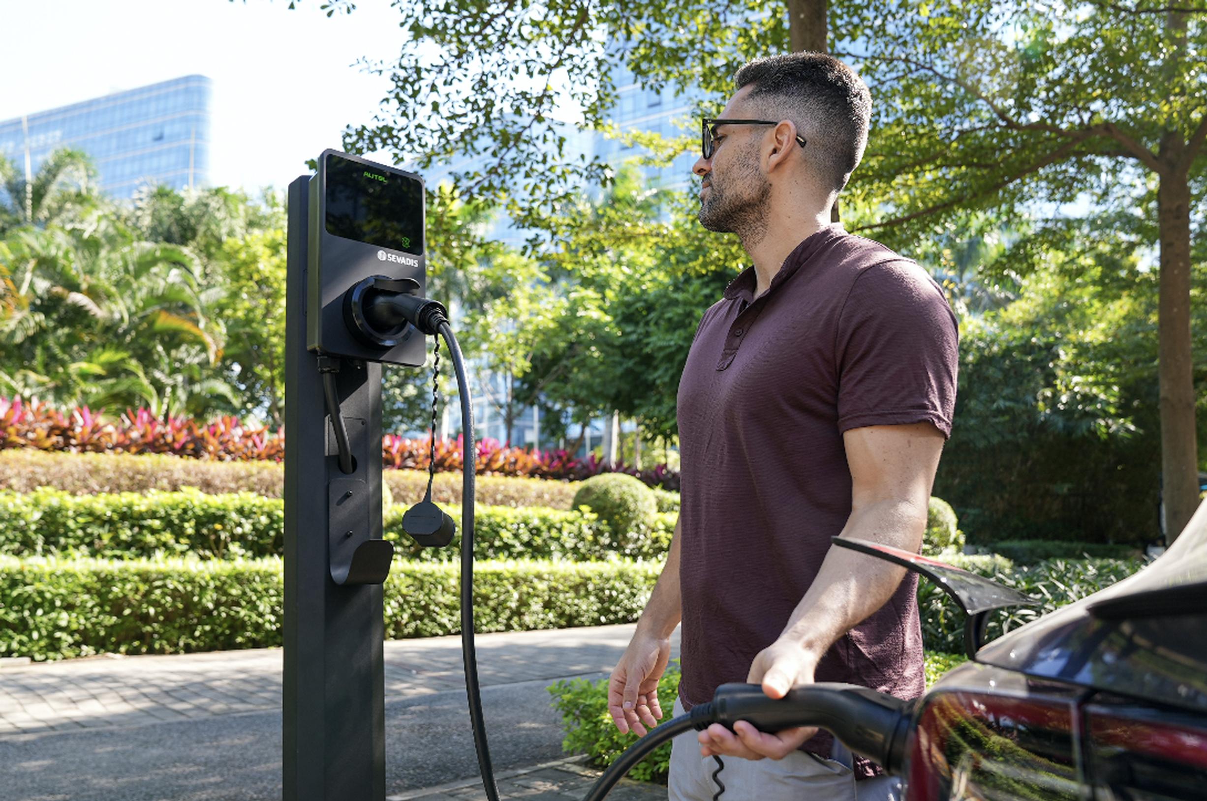 A Sevadis chargepoint installation