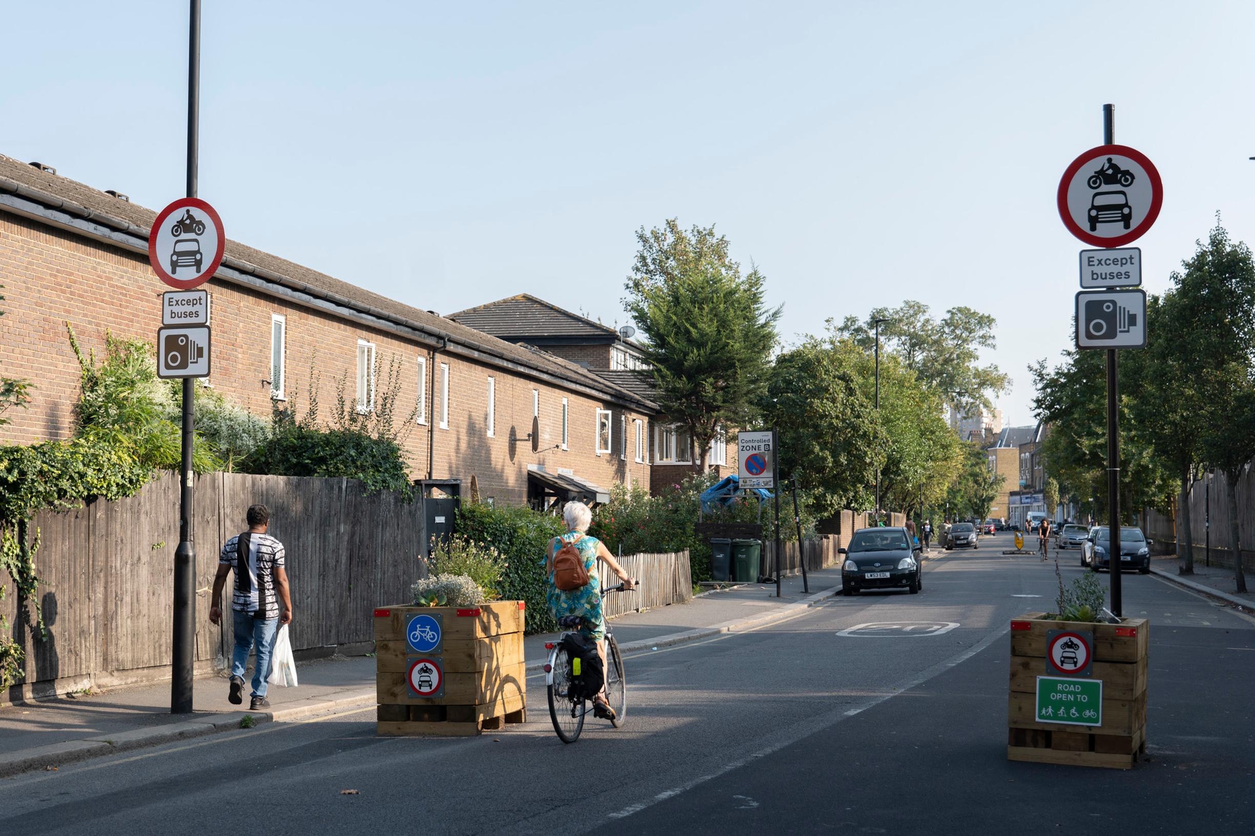 The Low Traffic Neighbourhood on Railton Road, Lambeth