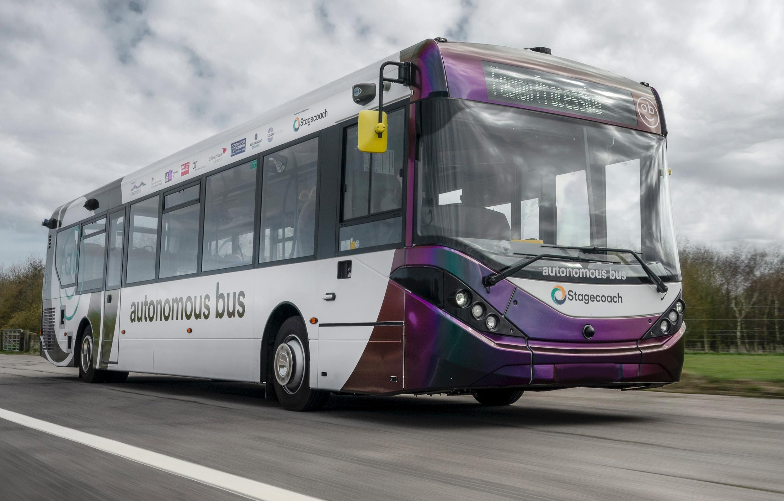 The Alexander buses, operated by Stagecoach, are capable of carrying 36 passengers