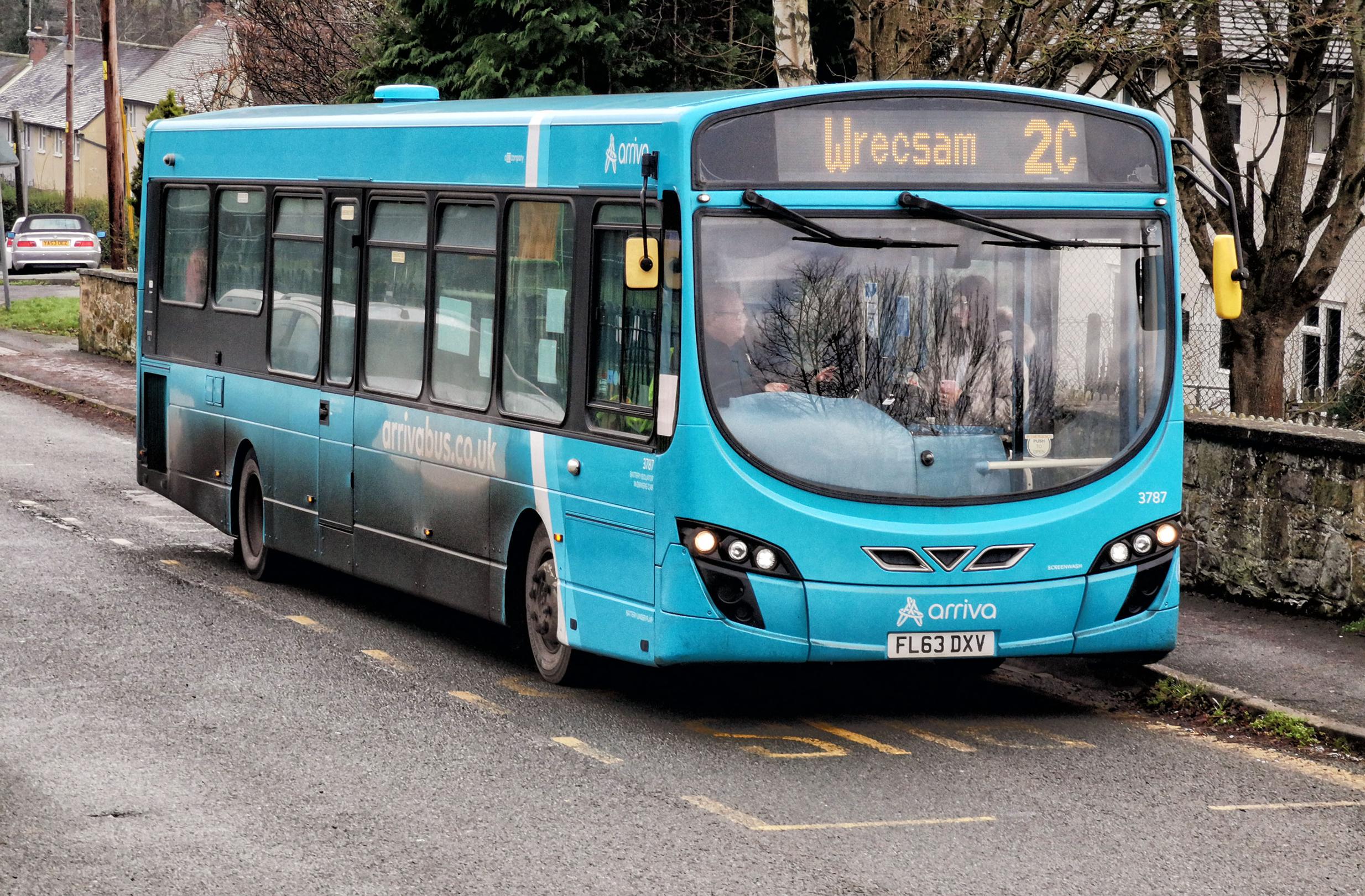 Wrexham was one of three areas in Wales where the bus network was analysed