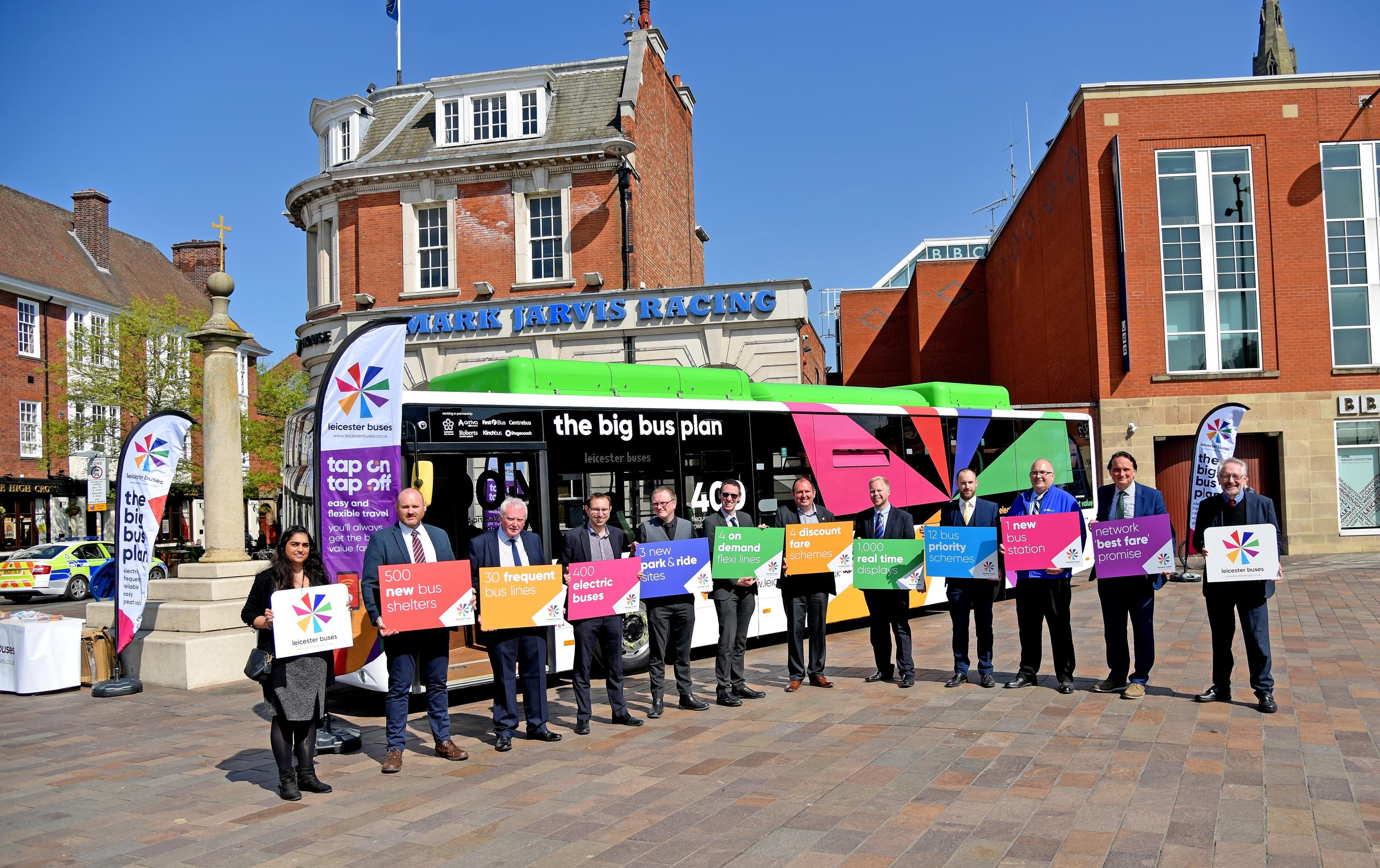 Leicester launches it eight-year Buses Partnership plan
