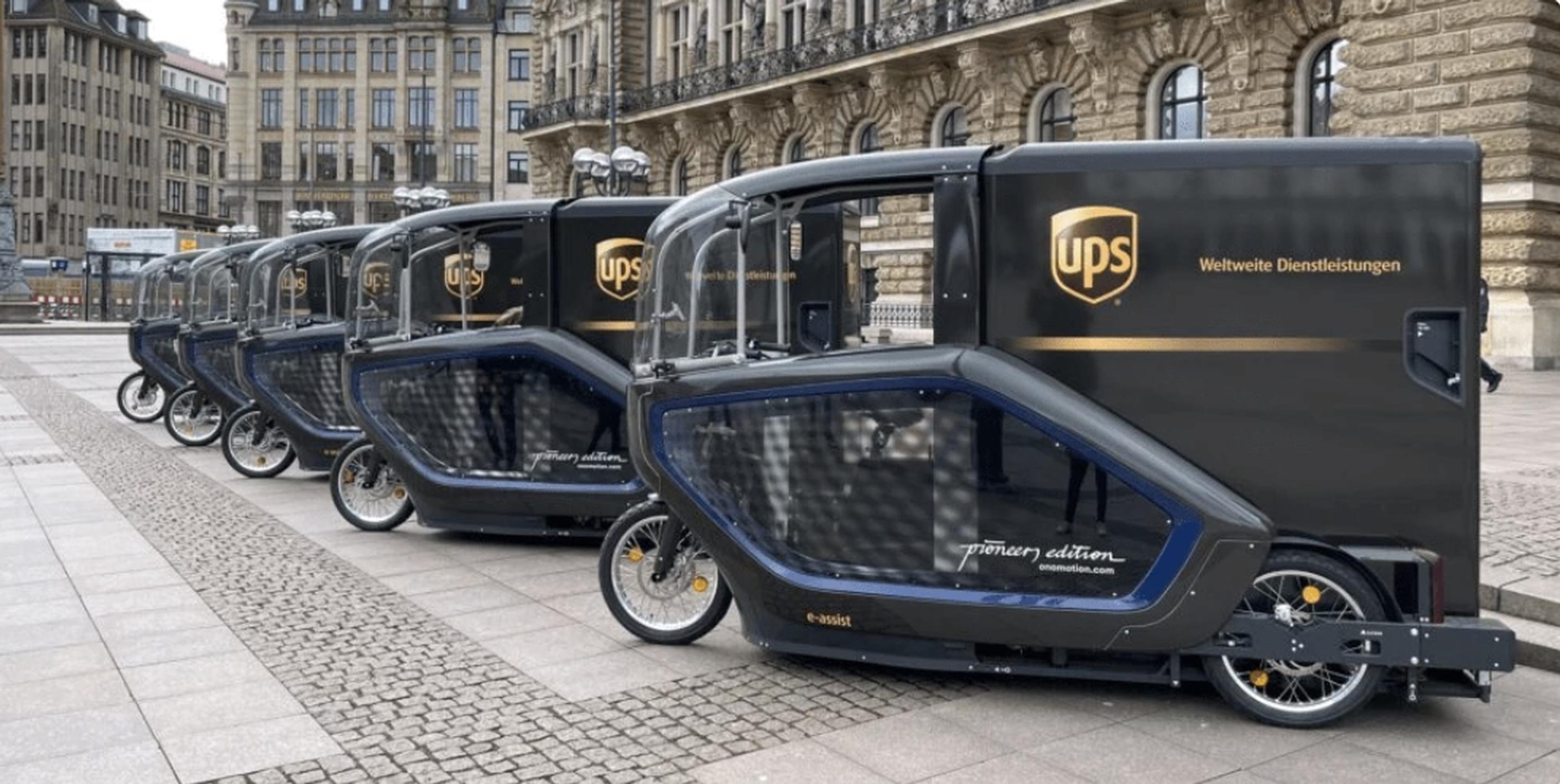 UPS`s Onomotion e-cargo bikes