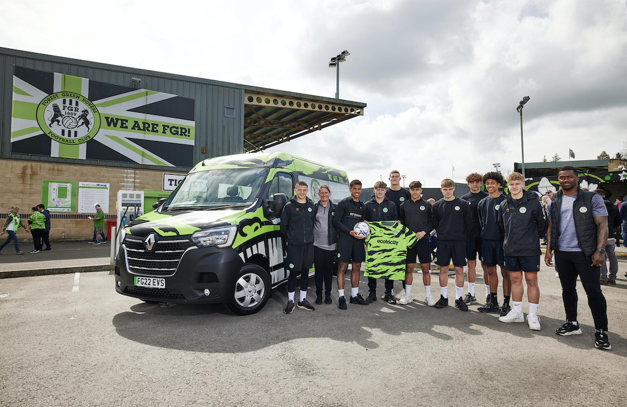 The new Forest Green team bus
