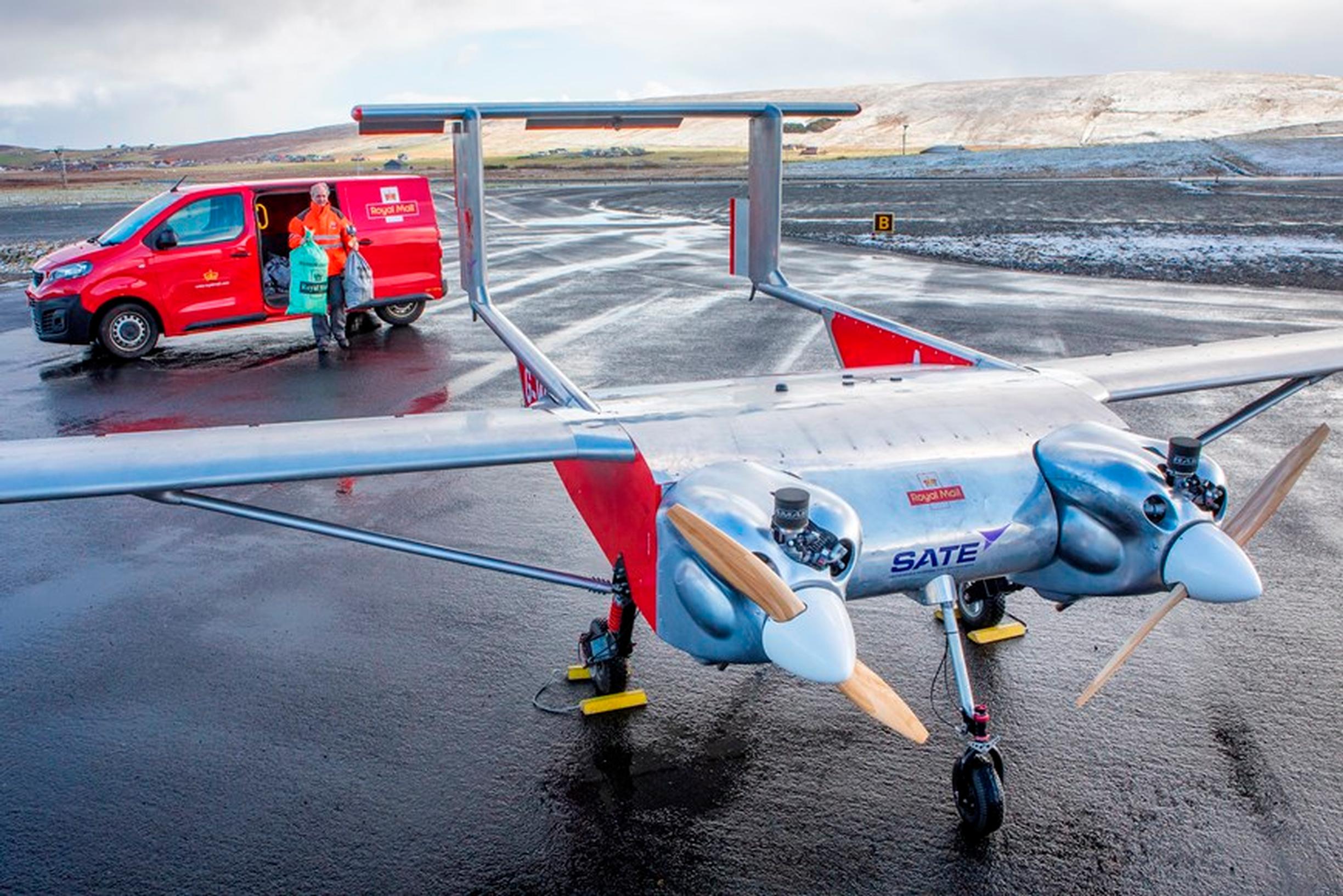 A UAV serving Shetland