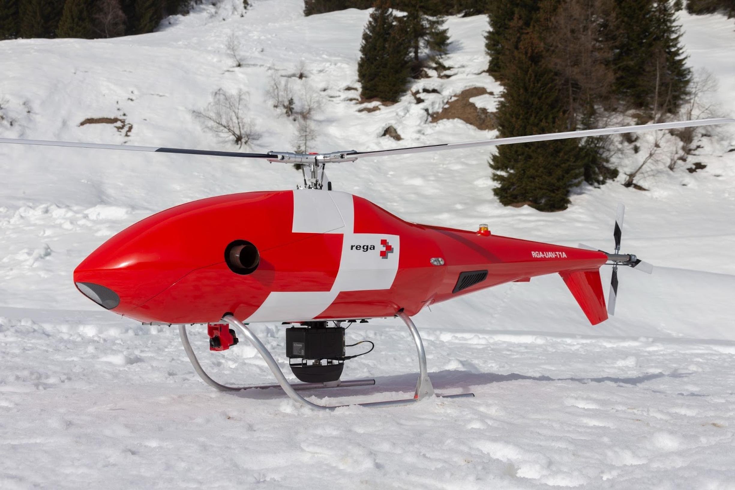 Mountain rescure drone