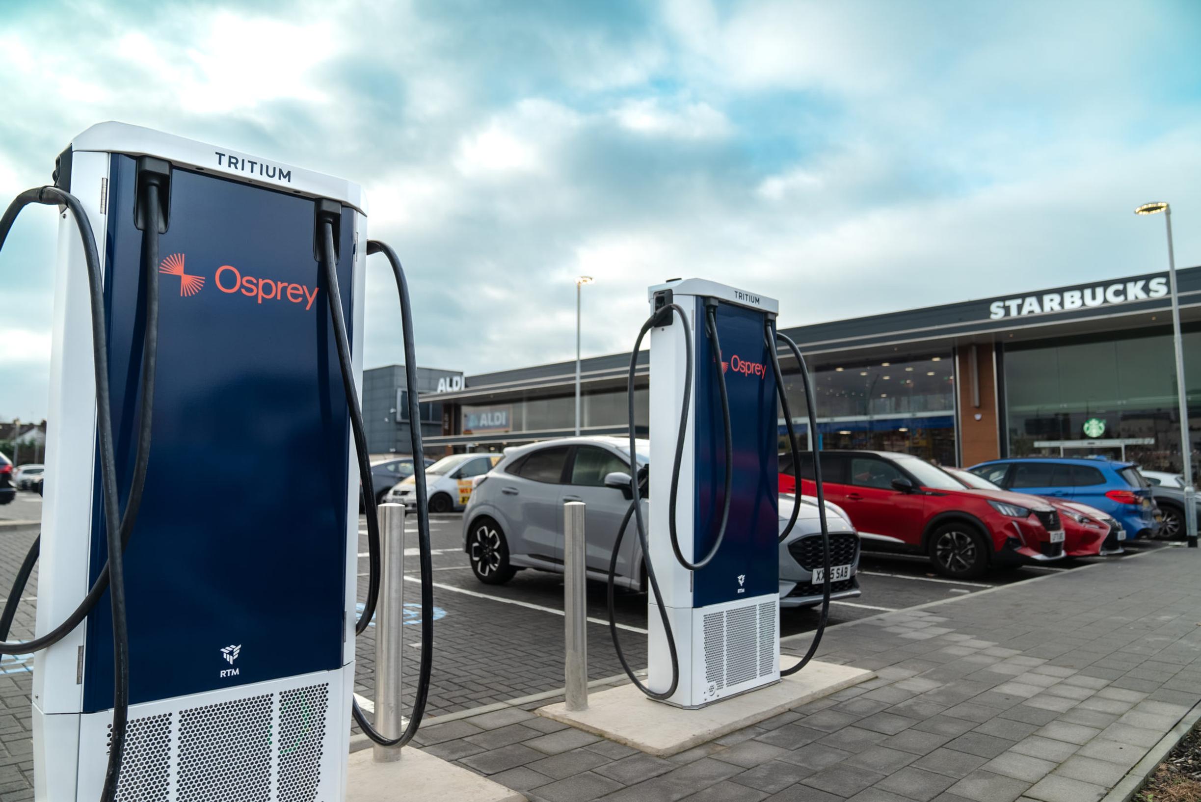 Osprey expanding network with 250 Tritium chargers
