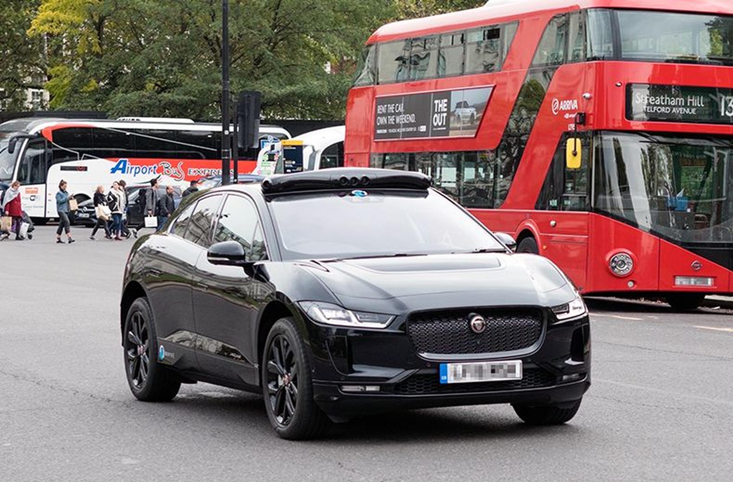 A Waybe pilot vehicle in London