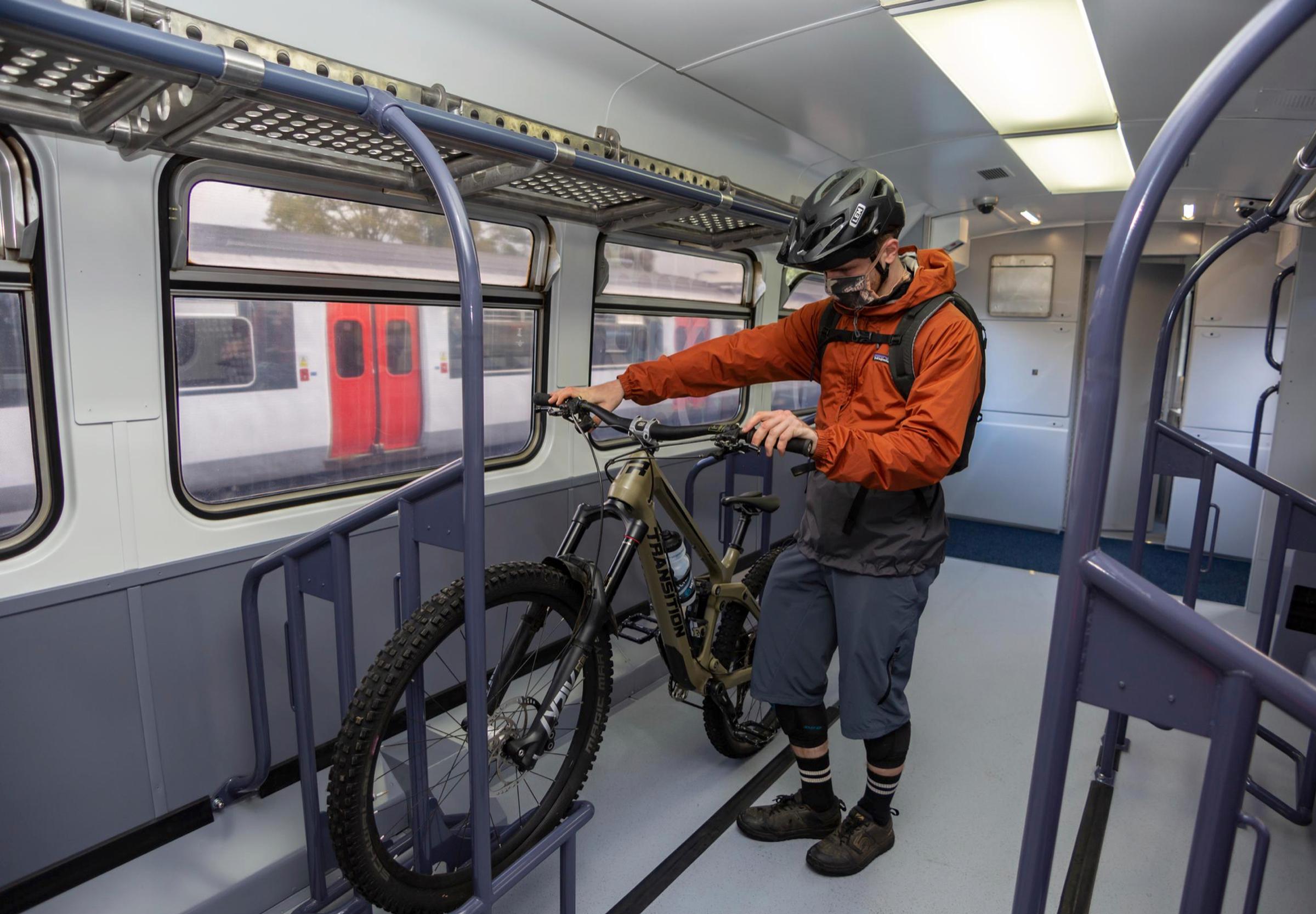 ScotRail has customised carriages to carry more bikes