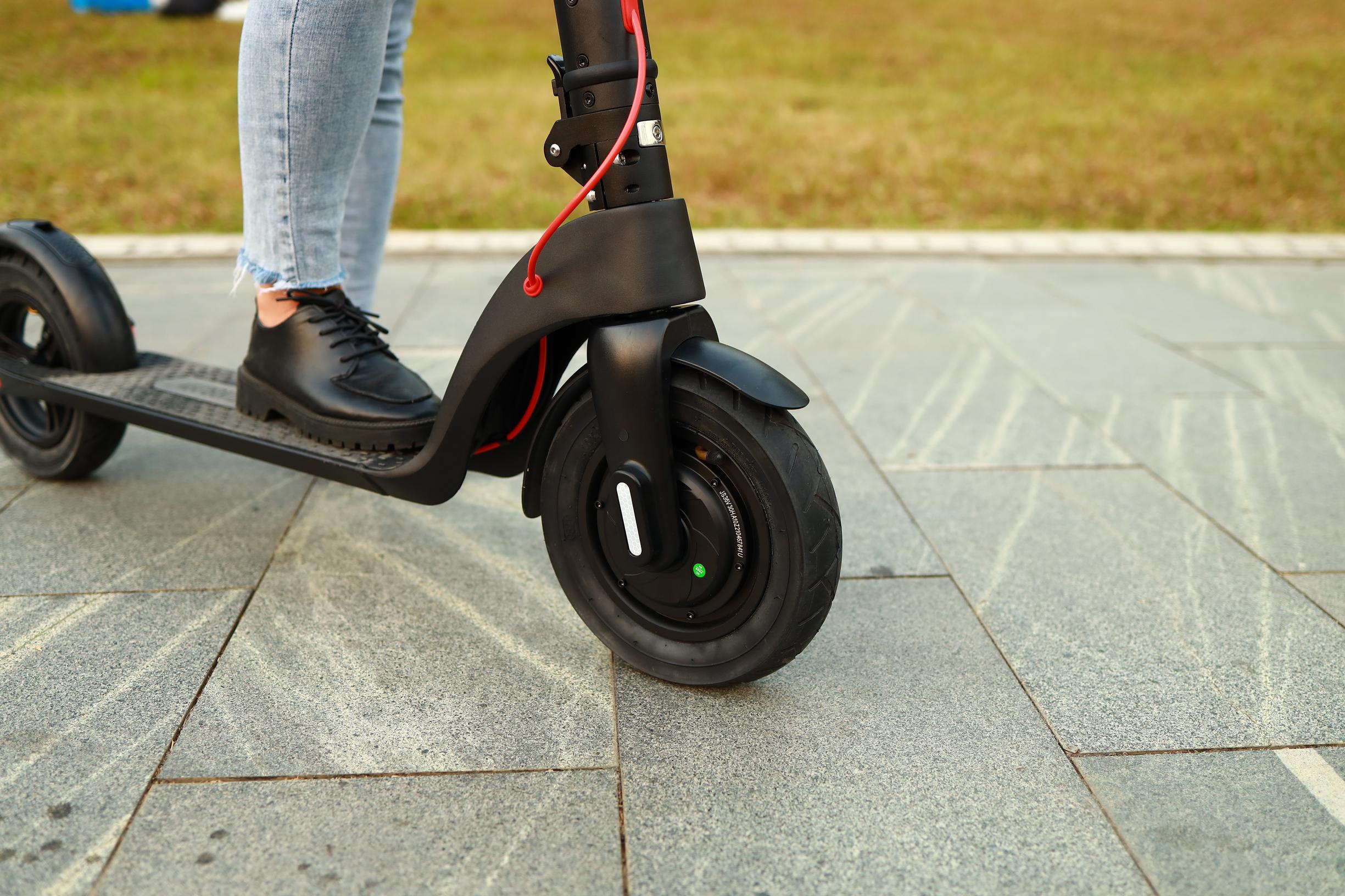Electric scooters are classed as motor vehicles under the Road Traffic Act 1988