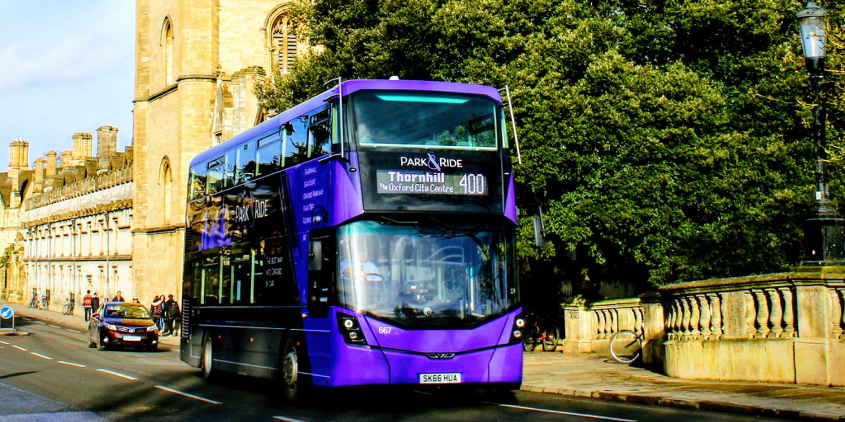 An Oxford P&R bus
