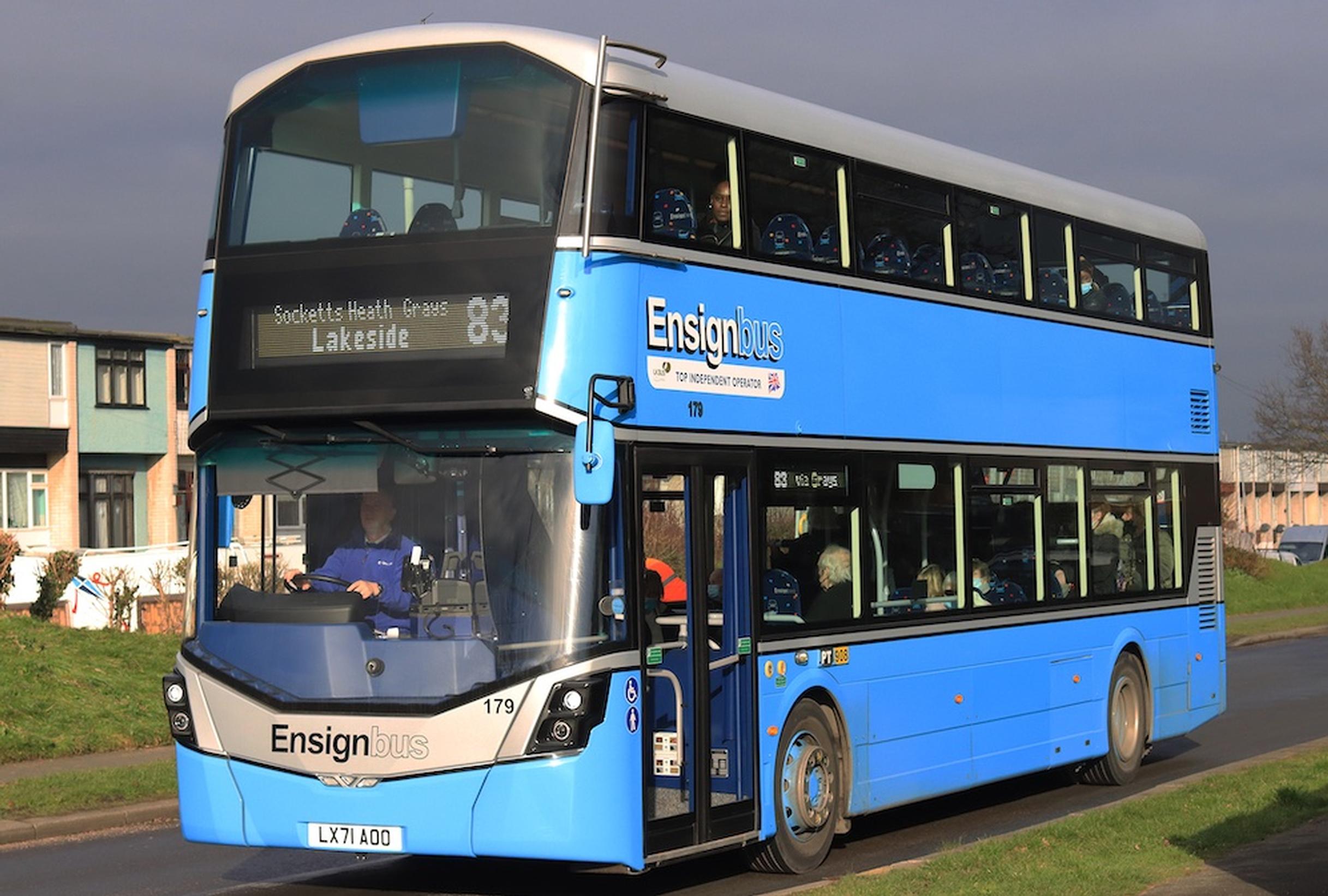 Contactless payments on Ensignbus services are now limited to £10