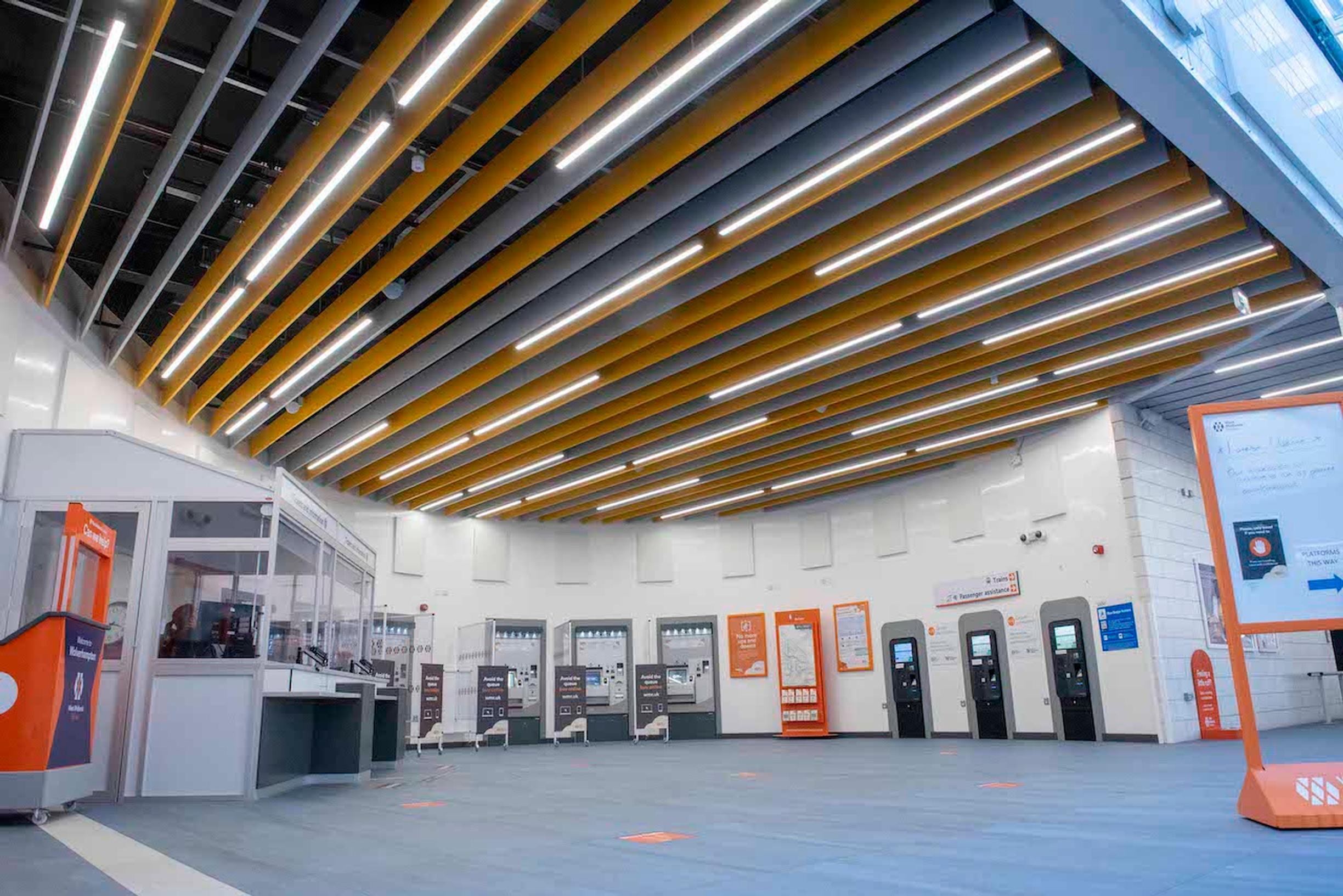 The concourse at Wolverhampton`s new rail station