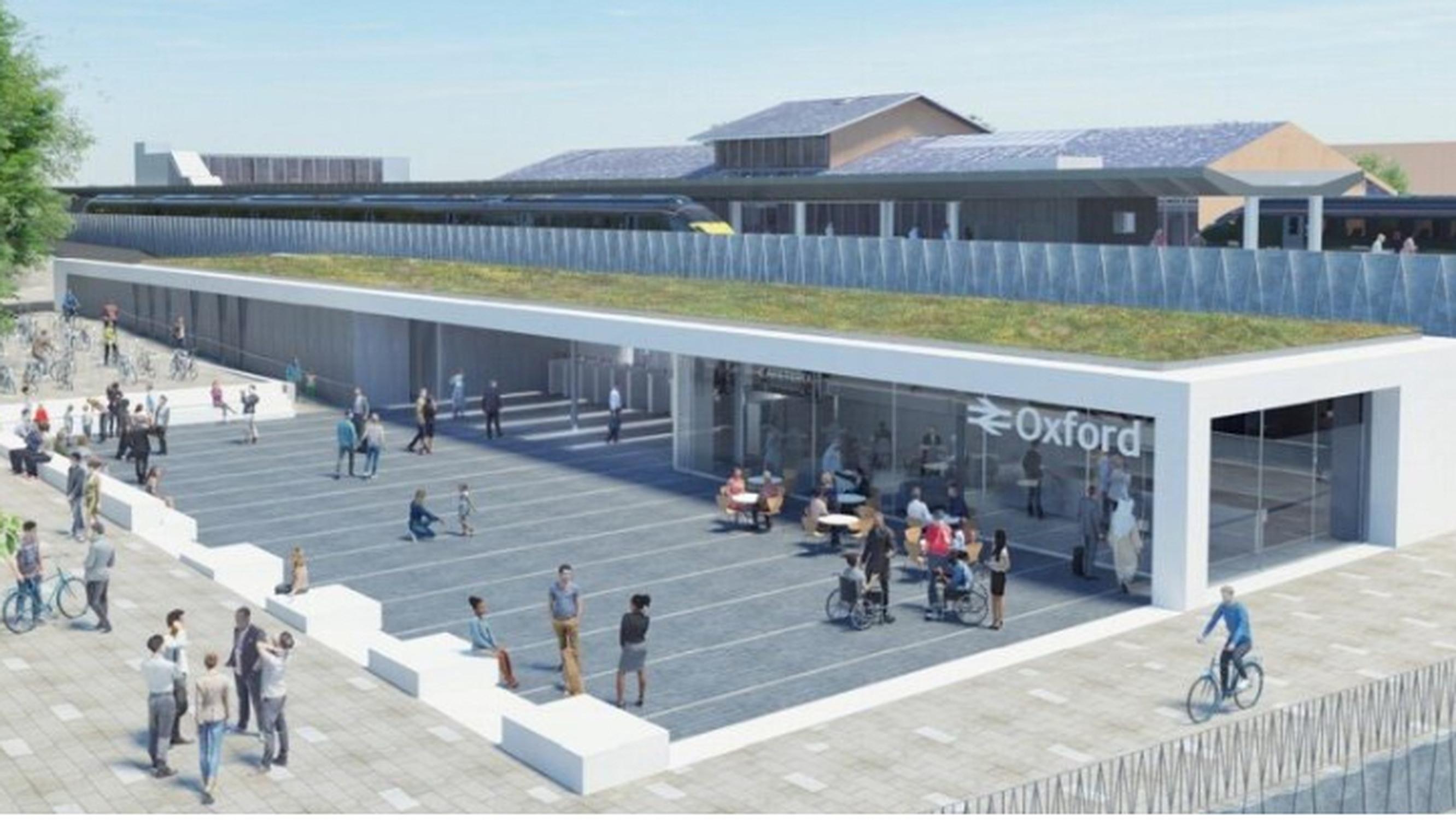 The revamped Oxford station will include a new fully accessible entrance