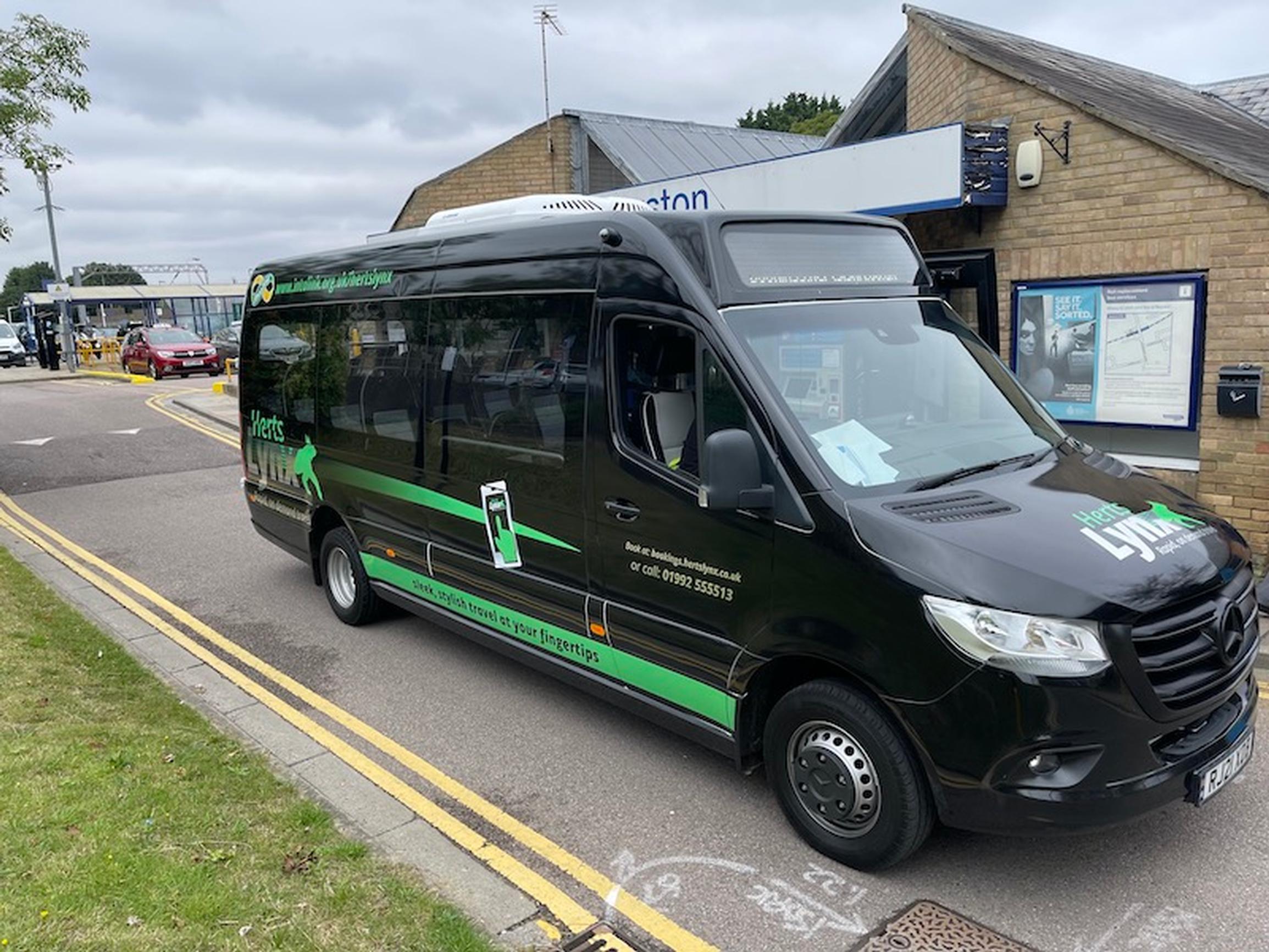 Padam Mobility in the UK powers HertsLynx, an on-demand bus service
