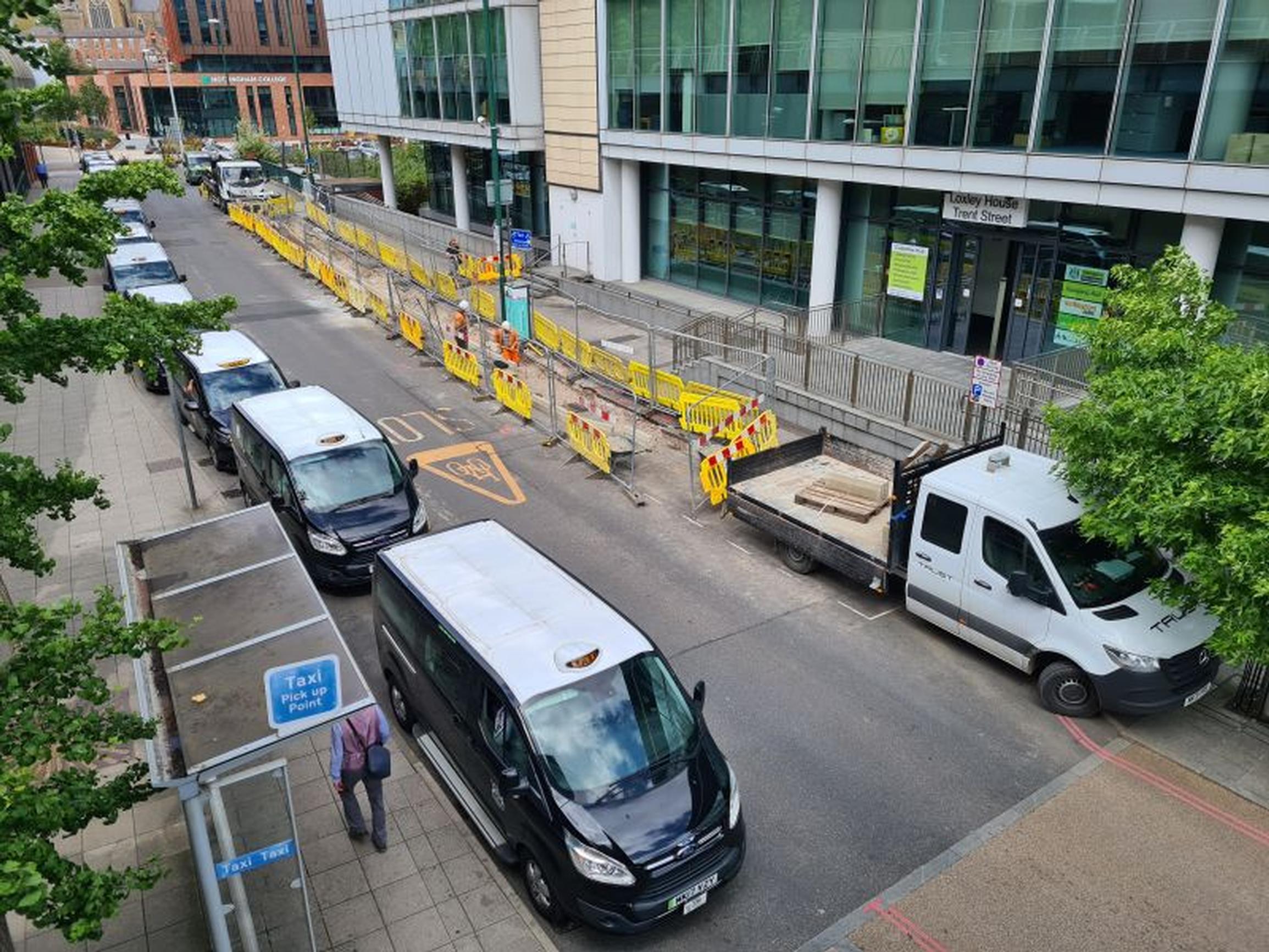 The Wireless Charging of Electric Taxis (WiCET)  trial area in Nottingham