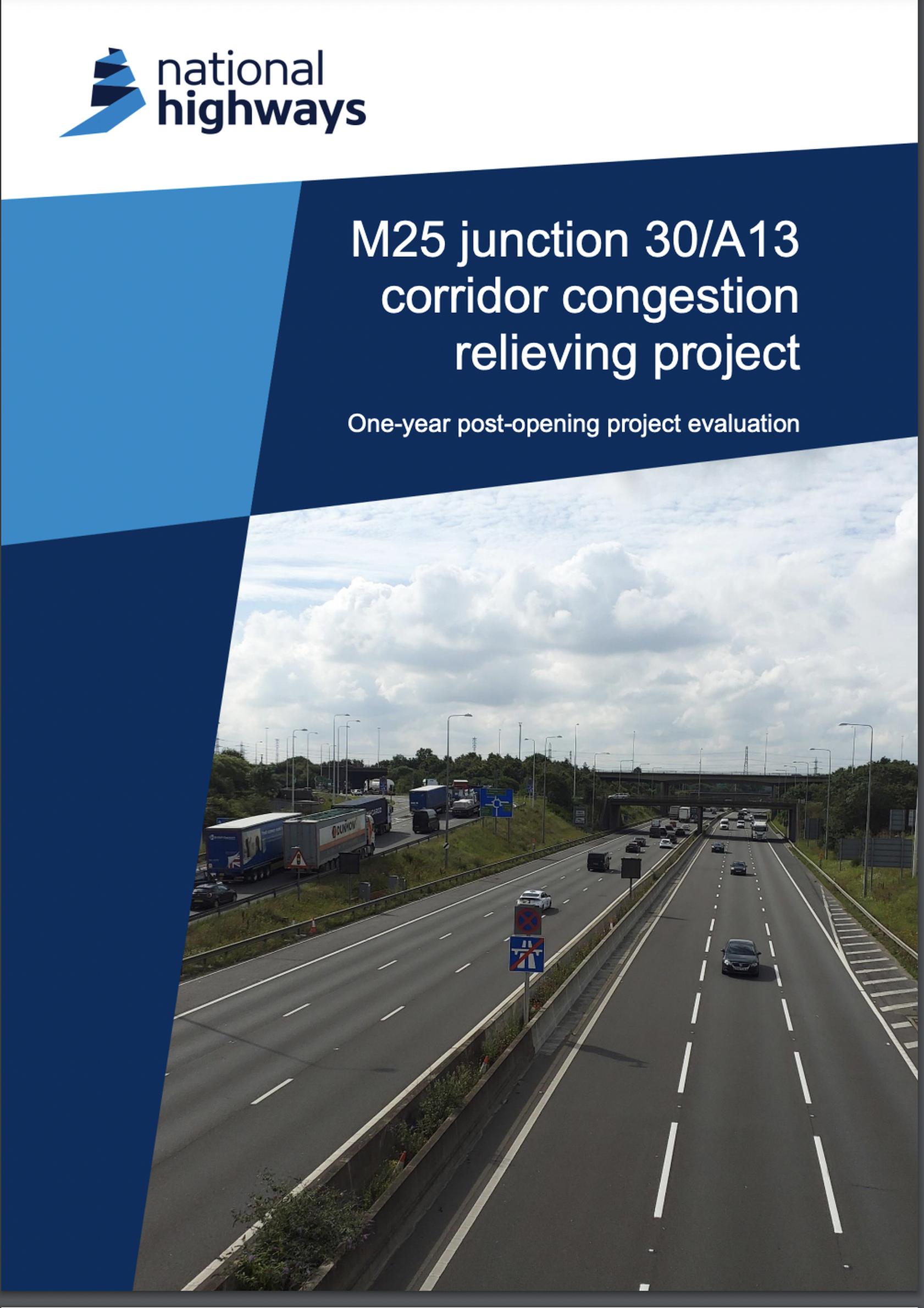 Monitoring of traffic and forecasts at M25 junction flawed