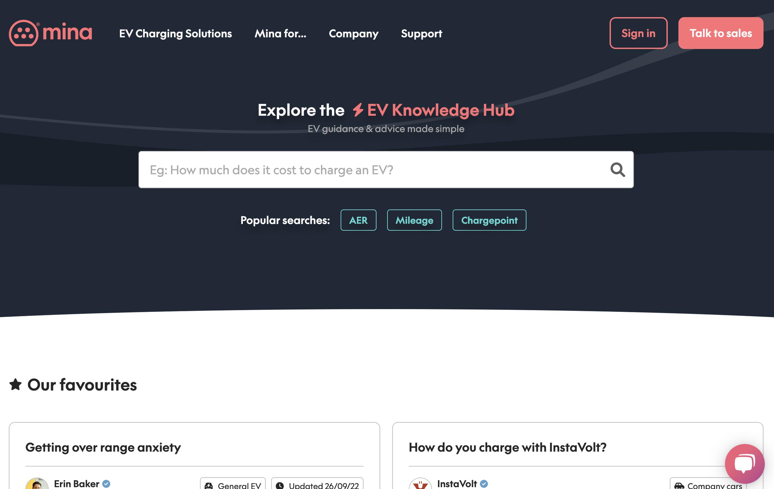 Mina launches EV Knowledge Hub