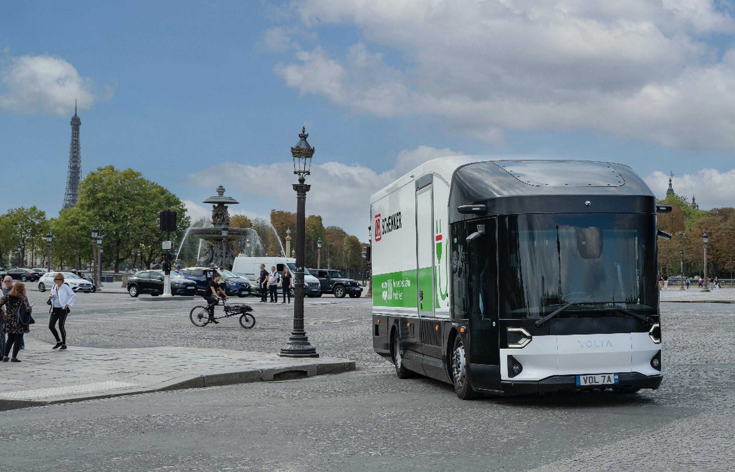 DB Schenker tests full-electric Volta Zero in Paris