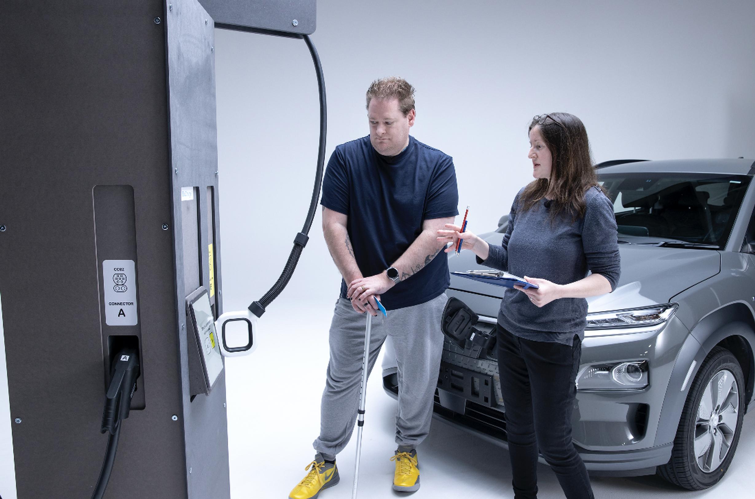 Designability has worked with disabled drivers to test out chargepoints