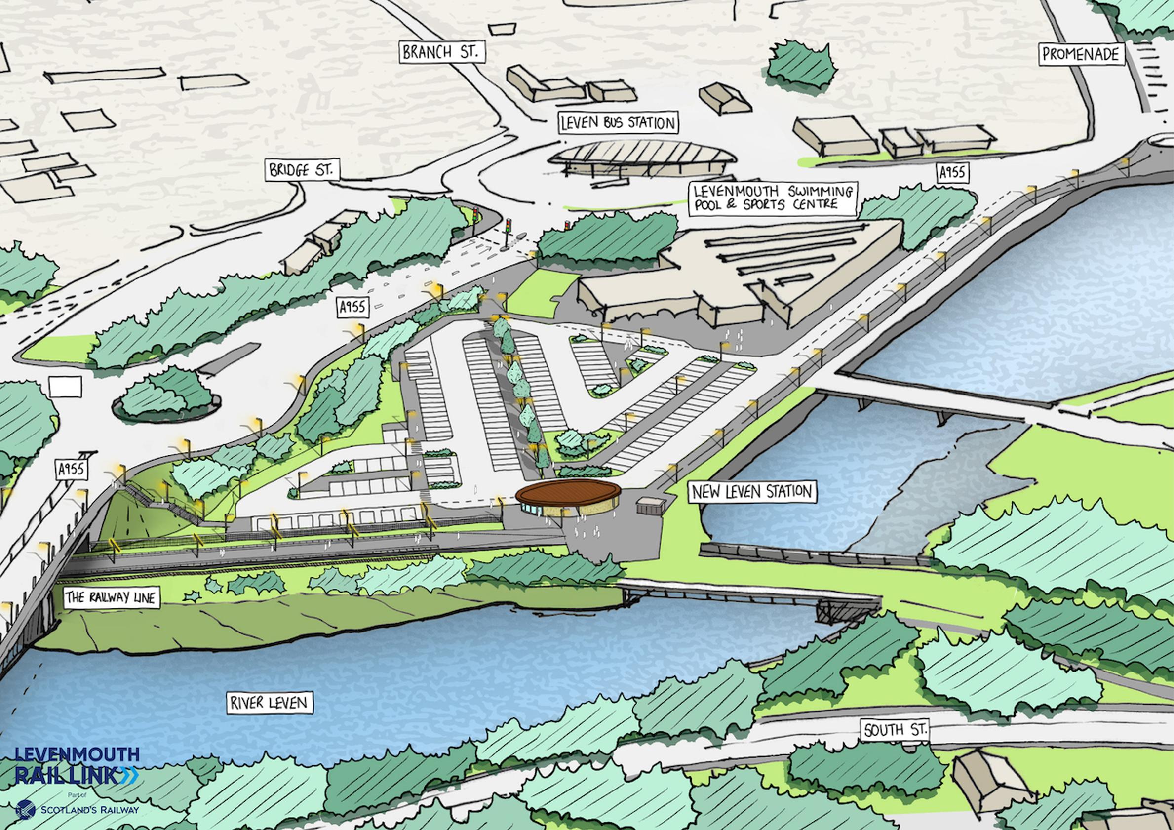 Cameron Bridge Railway Station Plans. Image: Network Rail