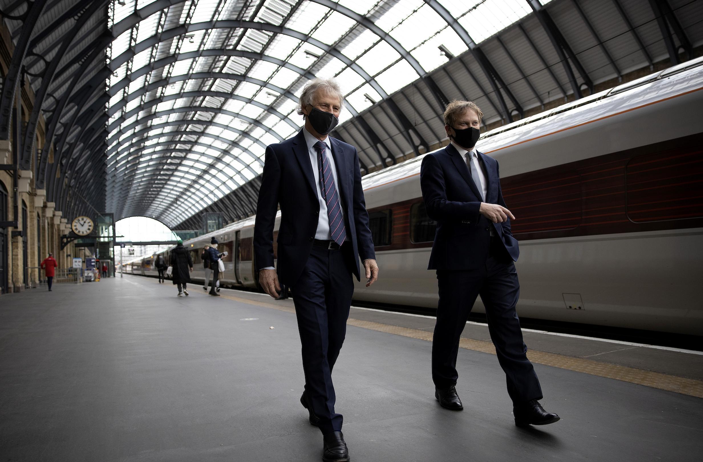 Grant Shapps and Keith Williams published plans for Great British Railways in May 2021