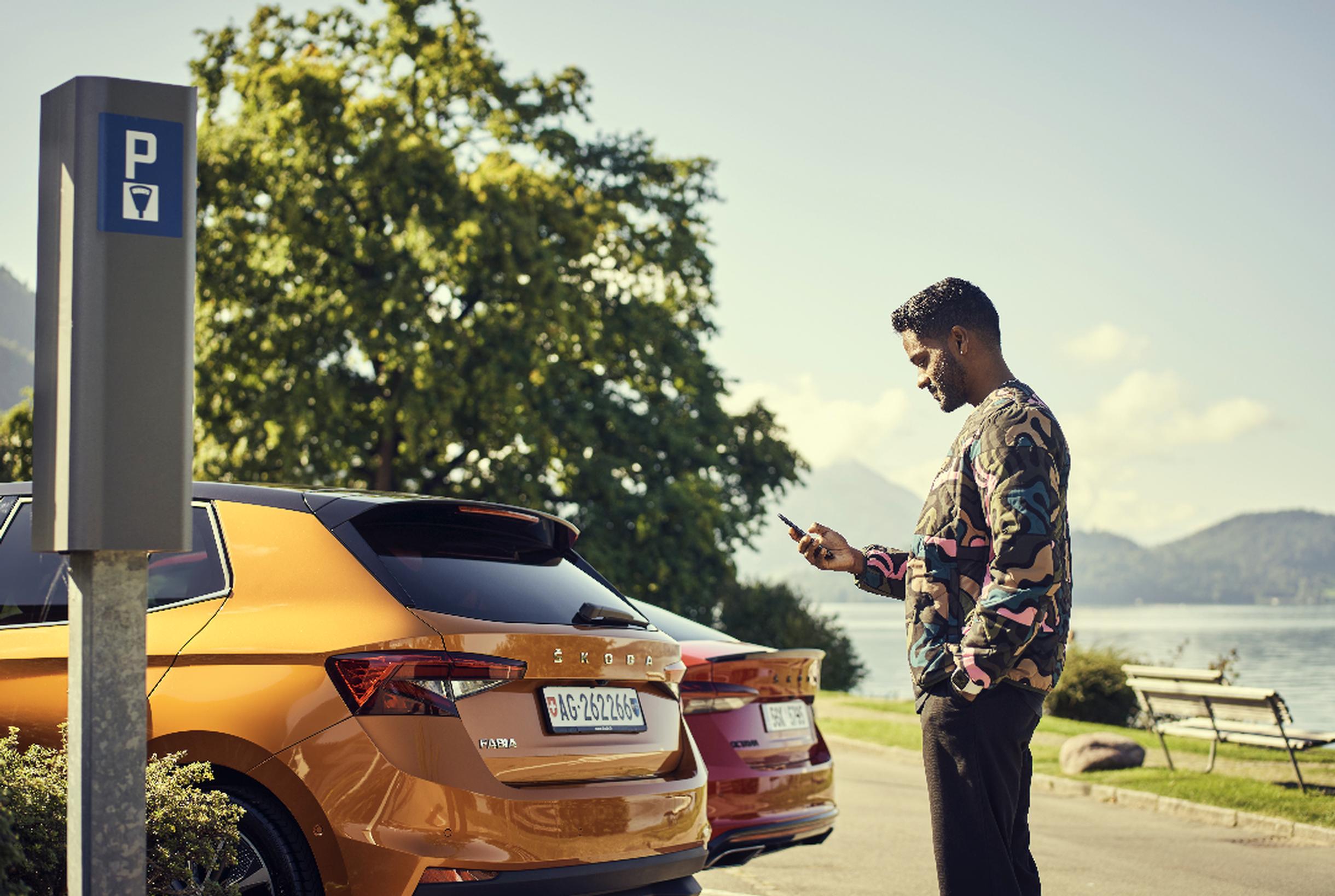 Pay to Park can be used via a smartphone aoo